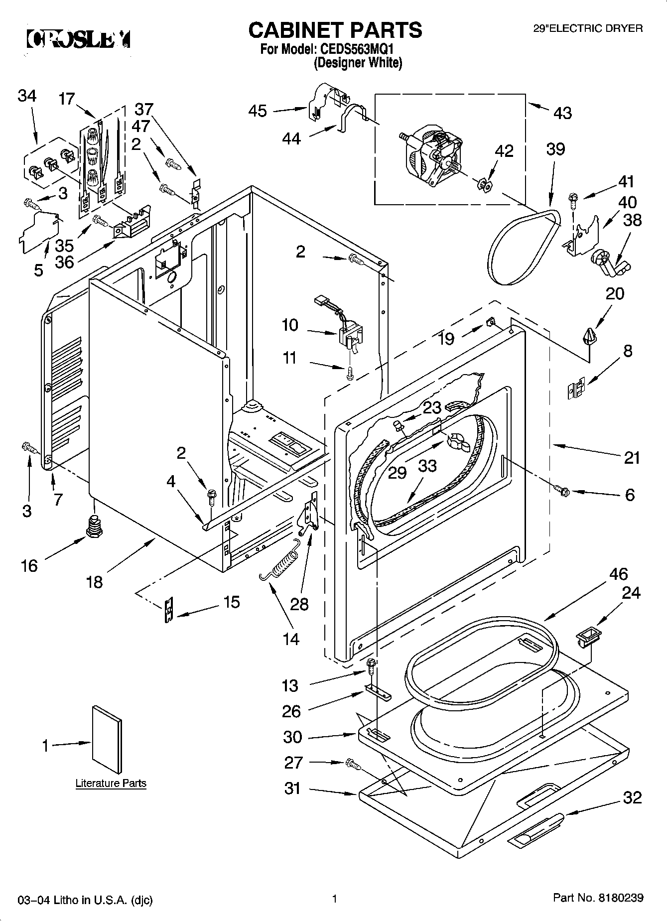 01 - CABINET PARTS
