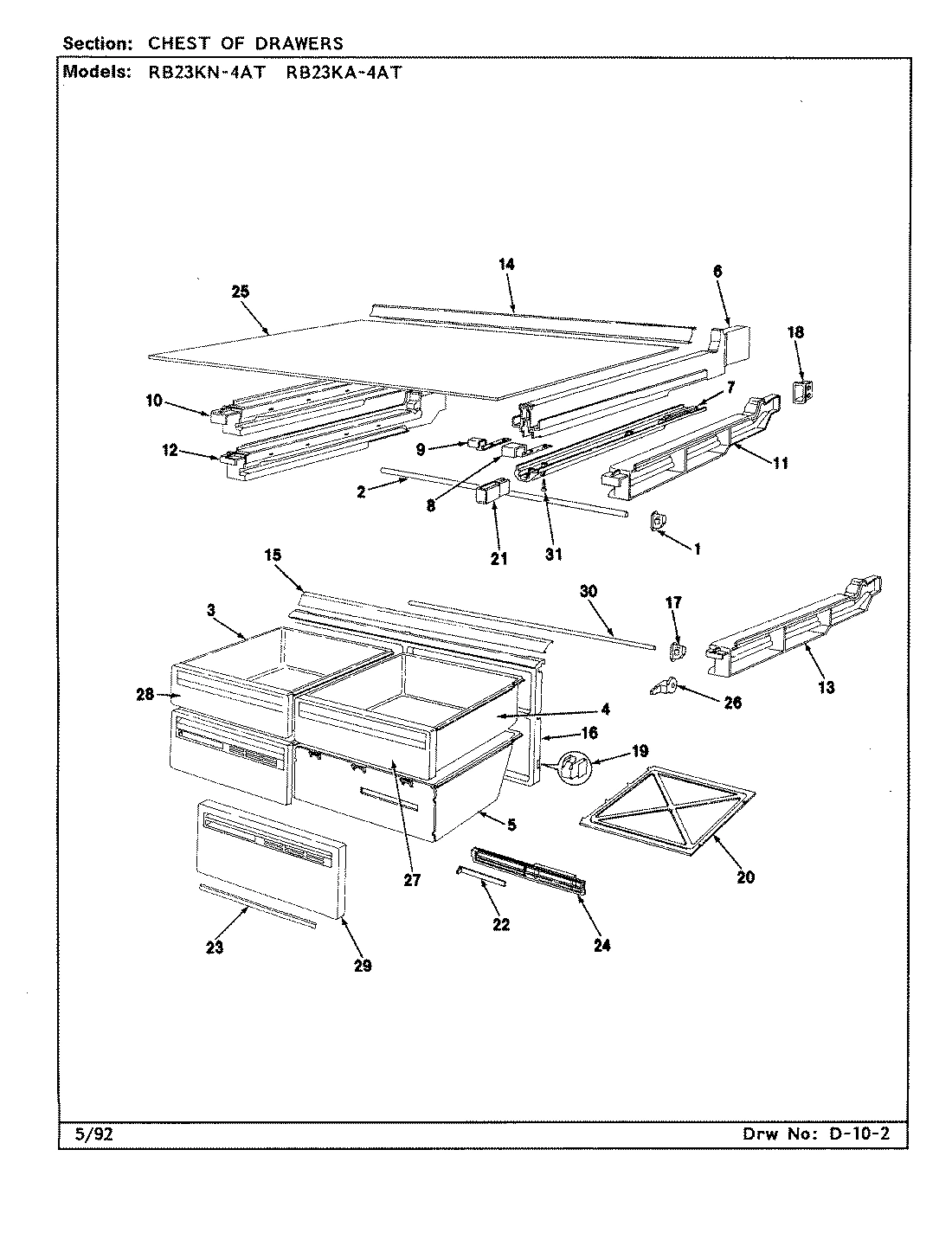 01 - CHEST OF DRAWERS