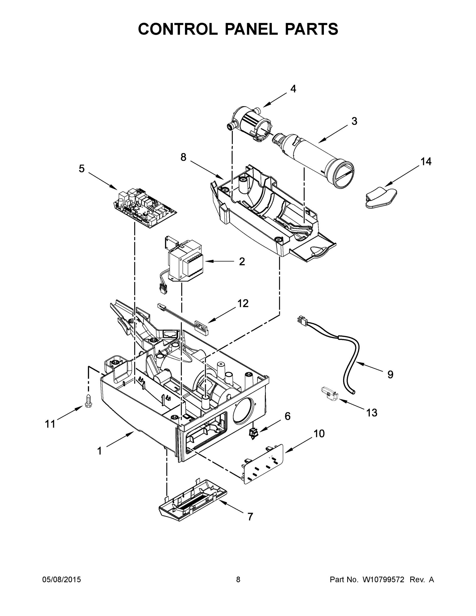 05 - CONTROL PANEL PARTS