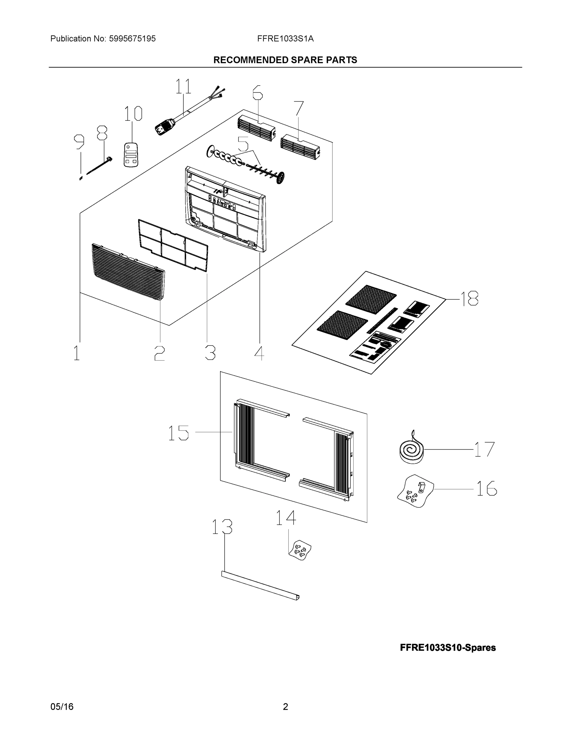 02 - RECOMMENDED SPARE PARTS