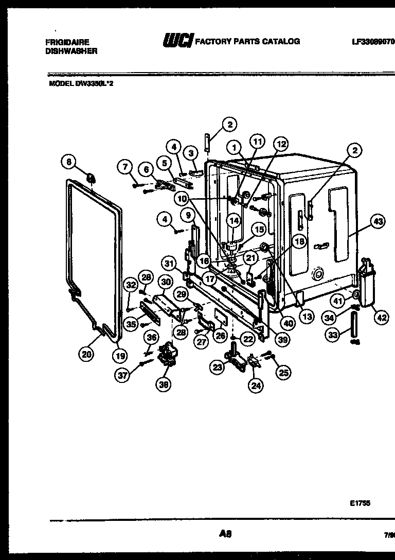 06 - TUB AND FRAME PARTS