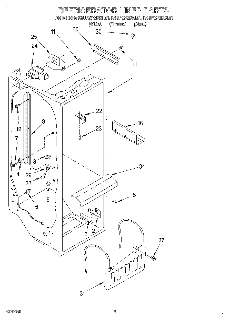 02 - REFRIGERATOR LINER