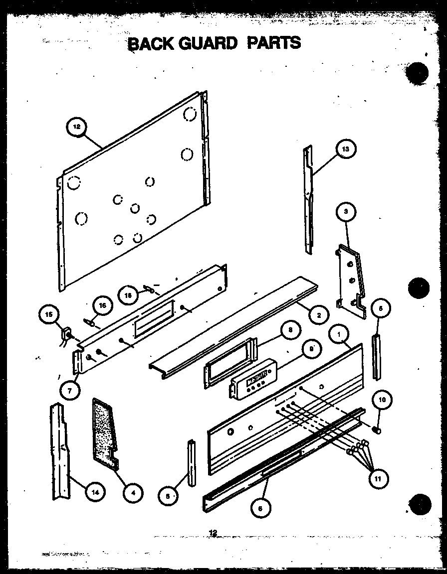 01 - BACK GUARD PARTS