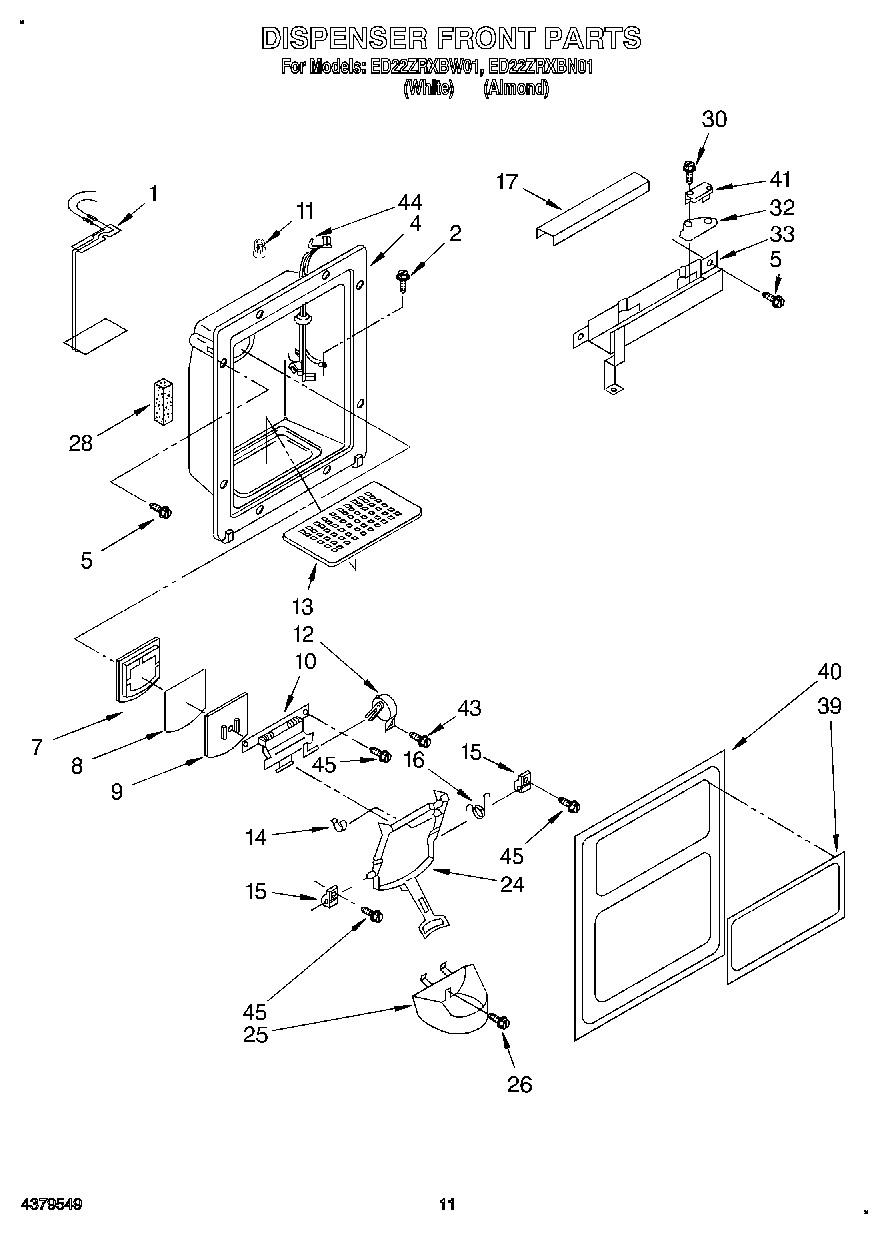 08 - DISPENSER FRONT