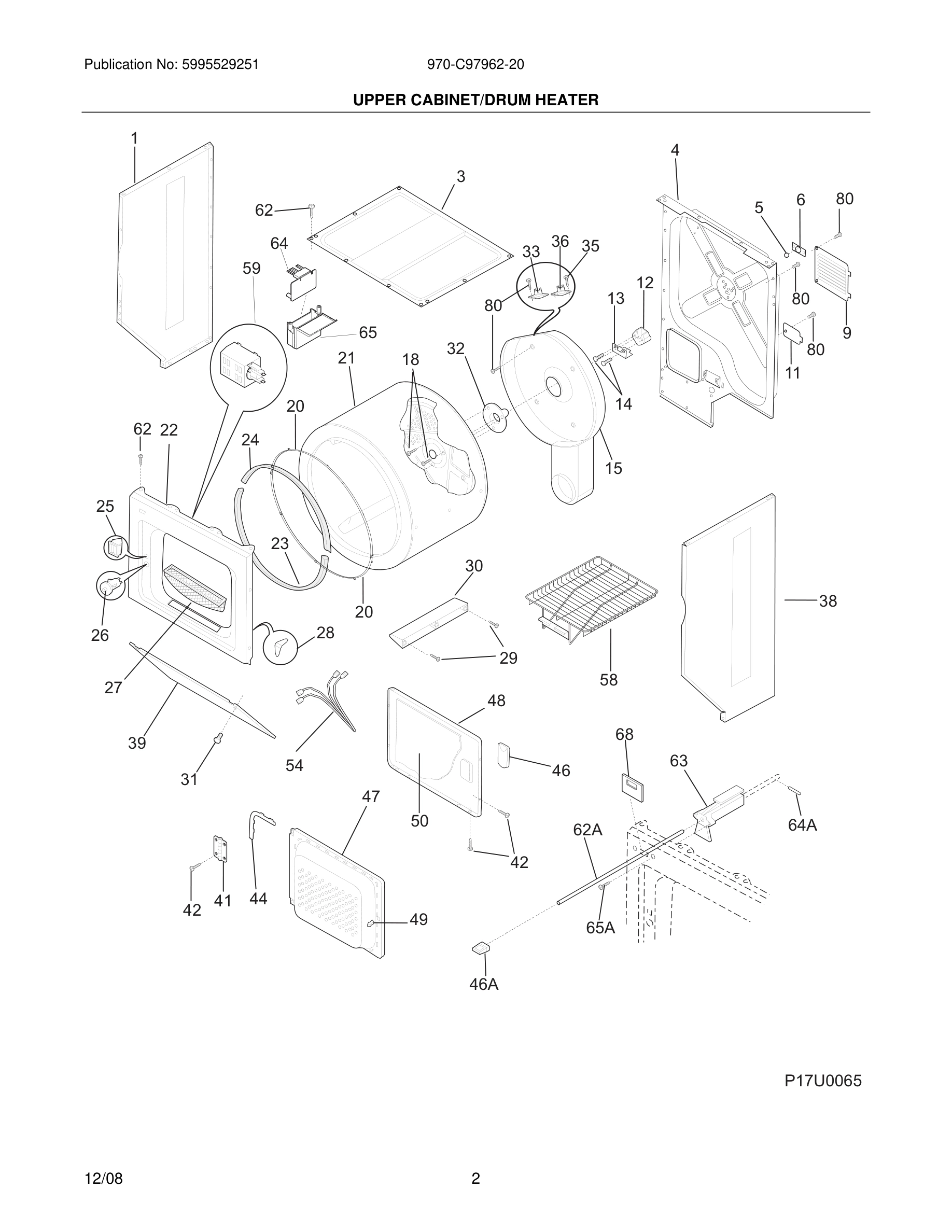 03 - UPPER CABINET/DRUM HEATER