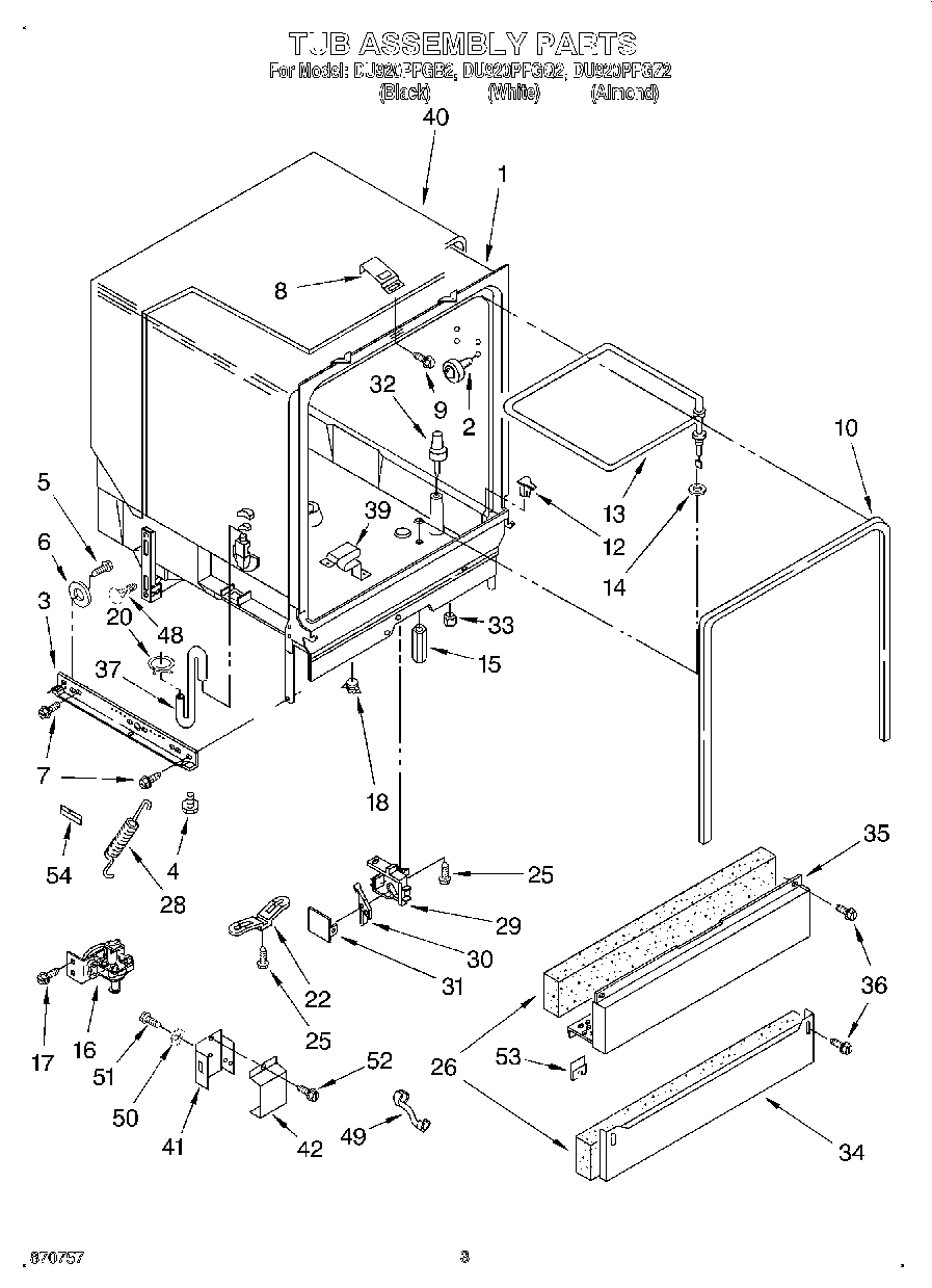 03 - TUB ASSEMBLY
