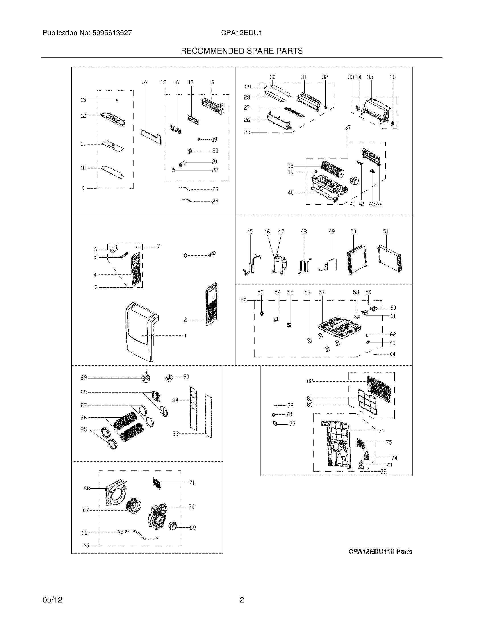 03 - RECOMMENDED SPARE PARTS