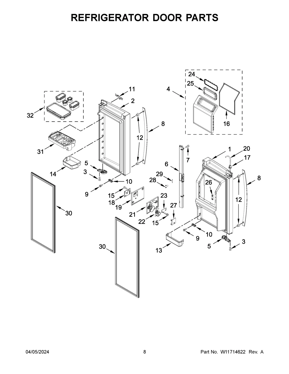 05 - REFRIGERATOR DOOR PARTS