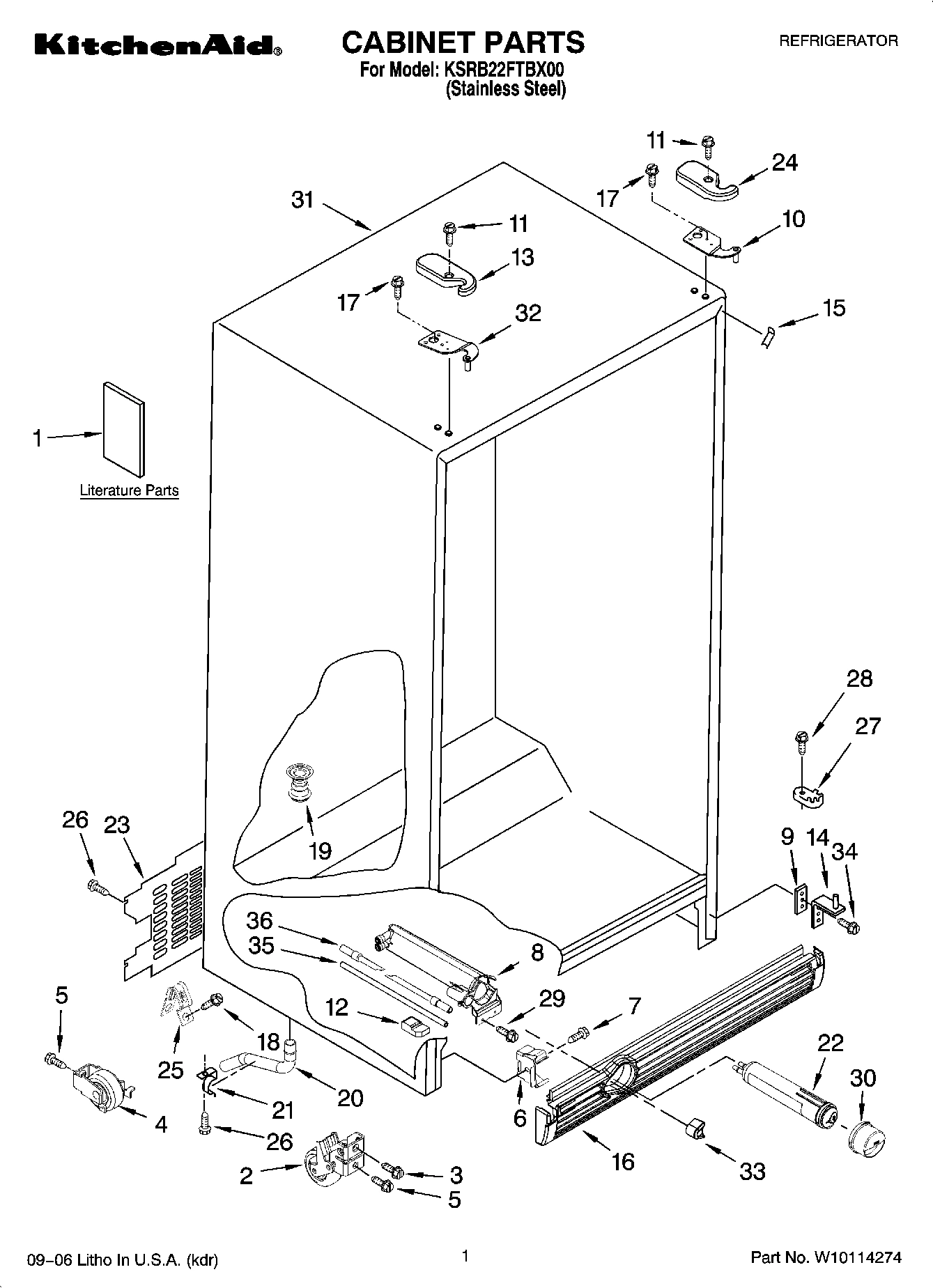 01 - CABINET PARTS