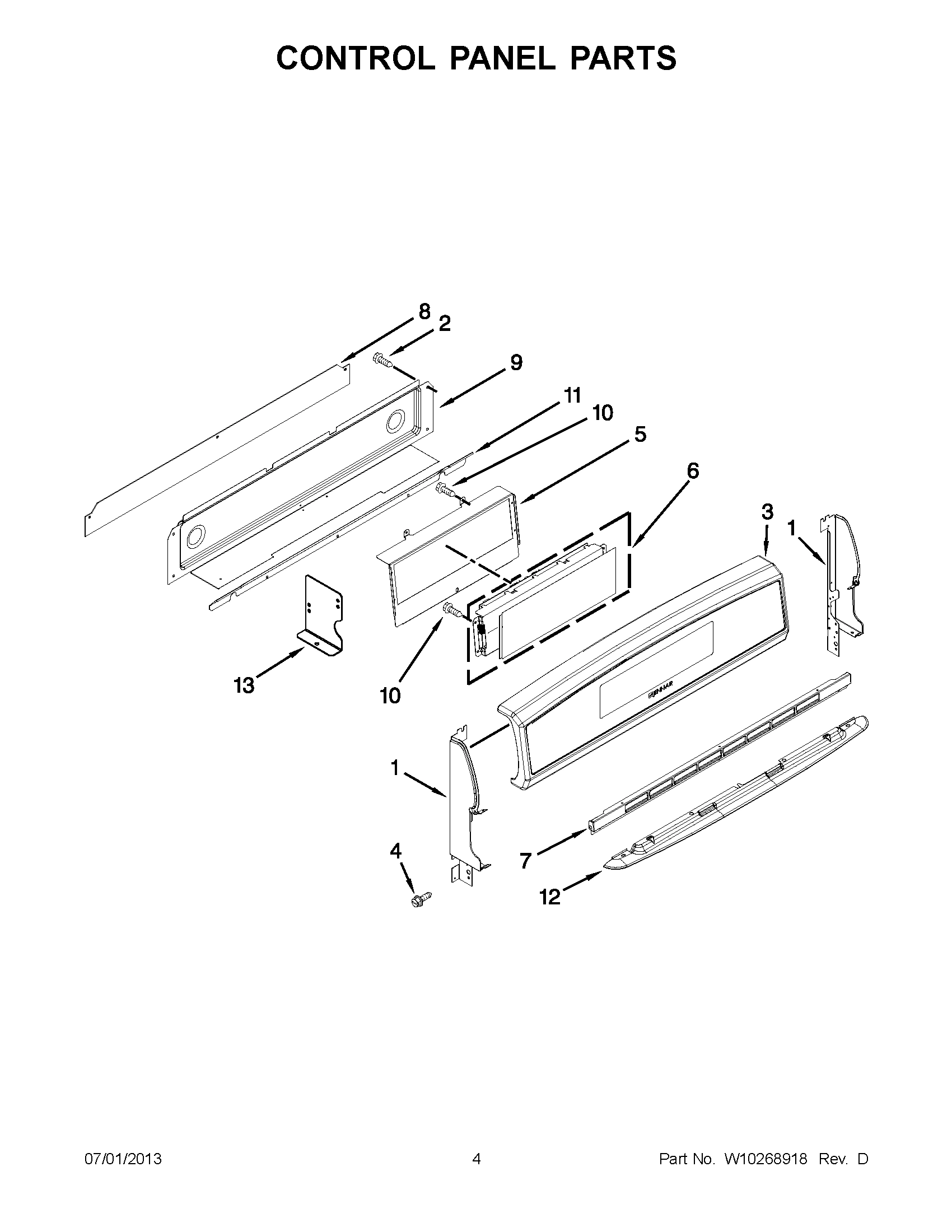 02 - CONTROL PANEL PARTS