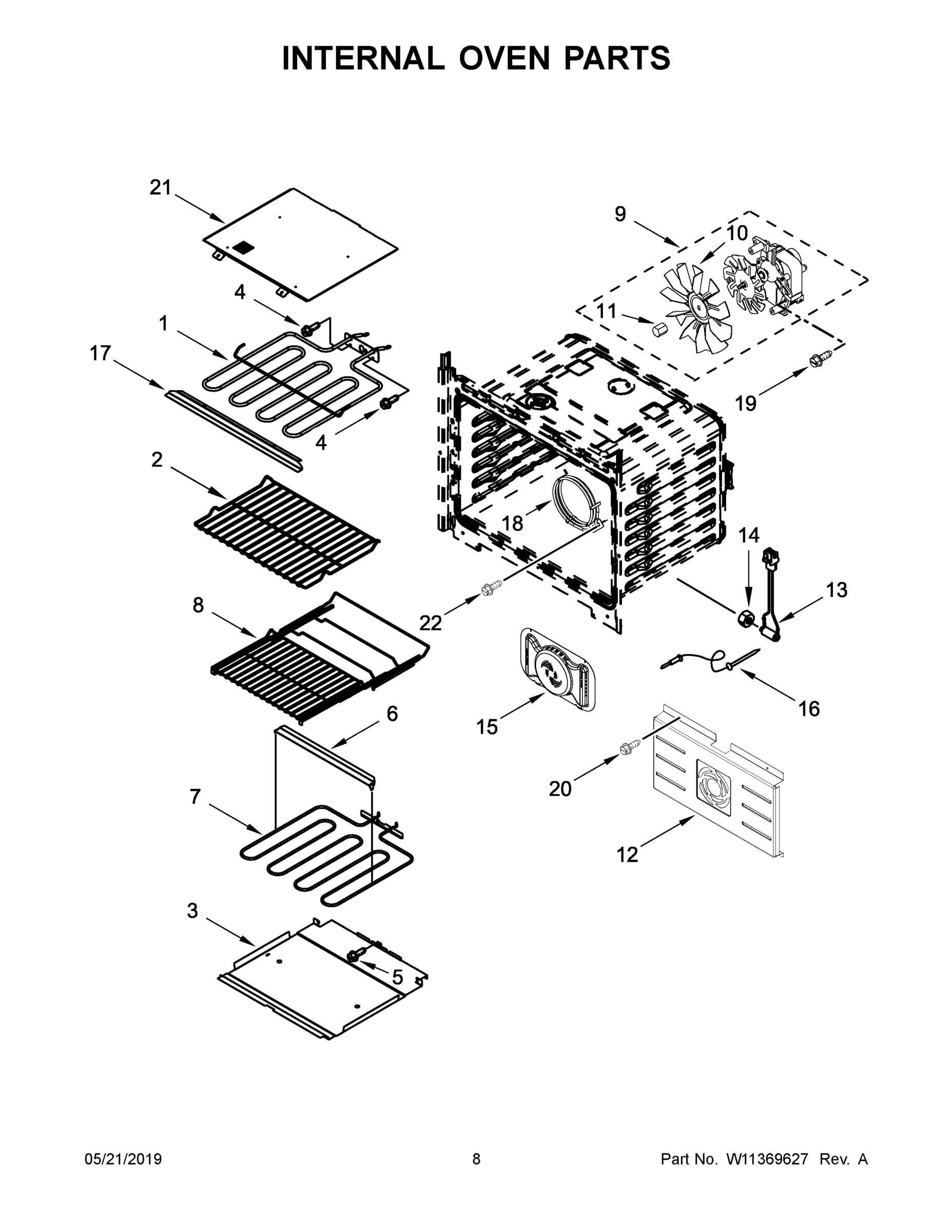 05 - INTERNAL OVEN PARTS
