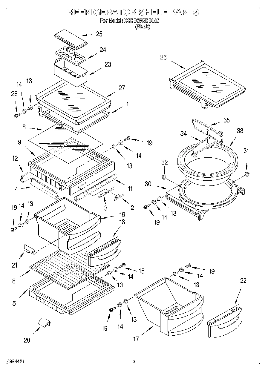 04 - REFRIGERATOR SHELF