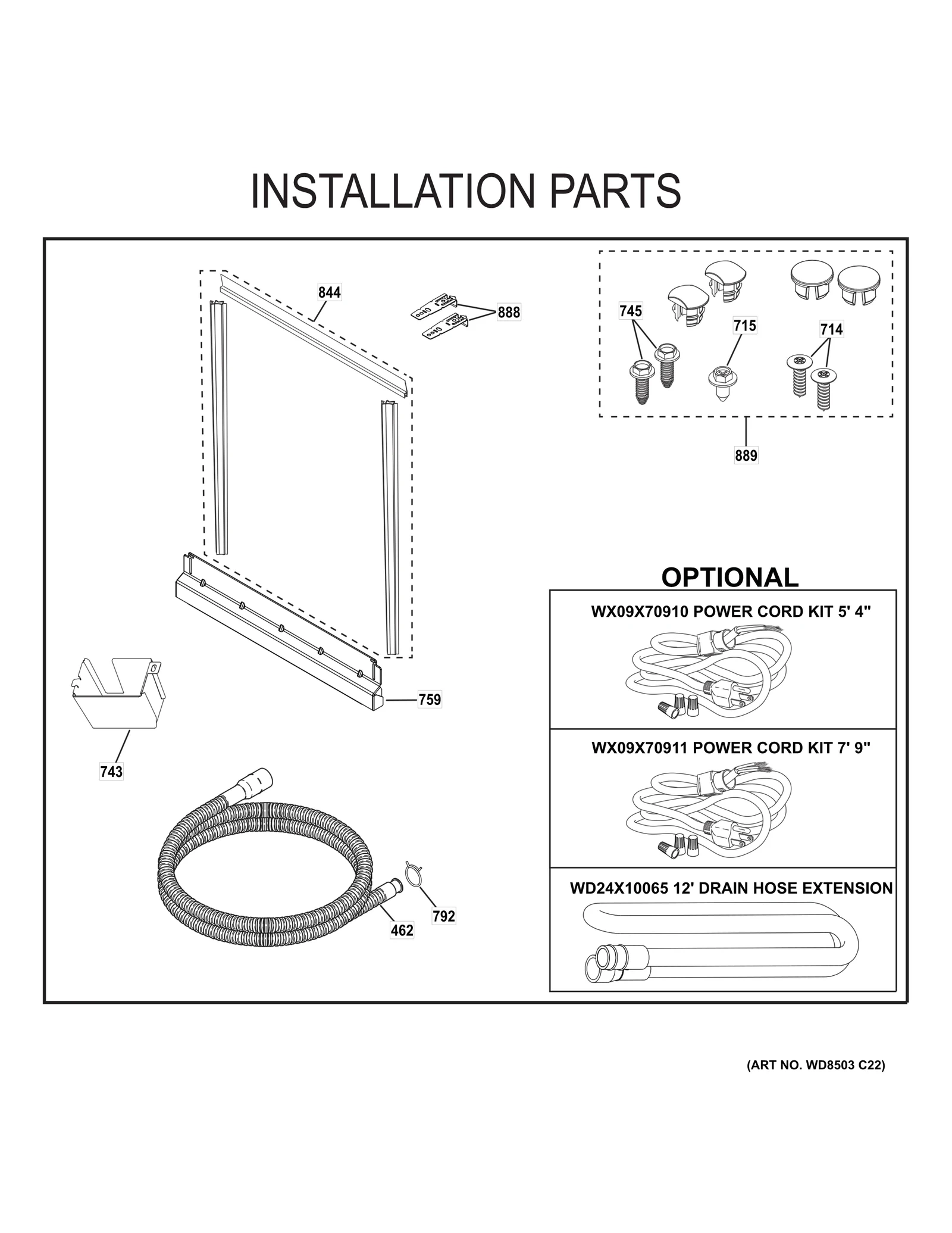 INSTALLATION PARTS