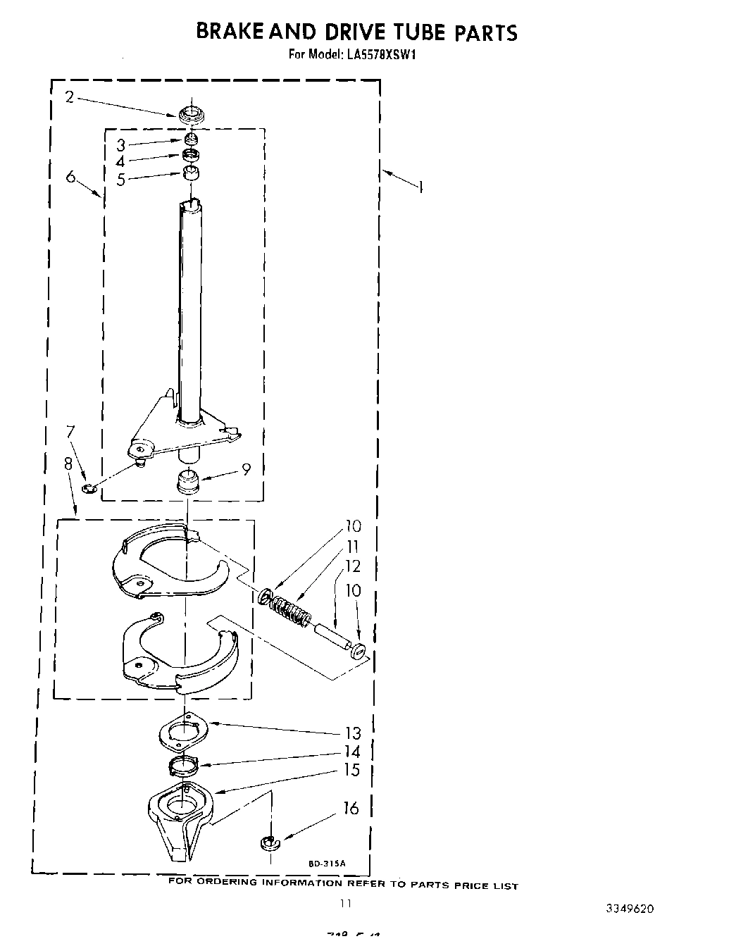 09 - BRAKE AND DRIVE TUBE