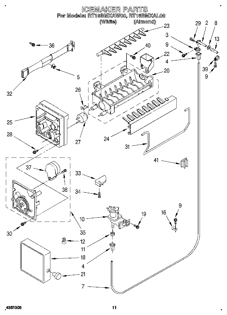 08 - ICEMAKER, LIT/OPTIONAL