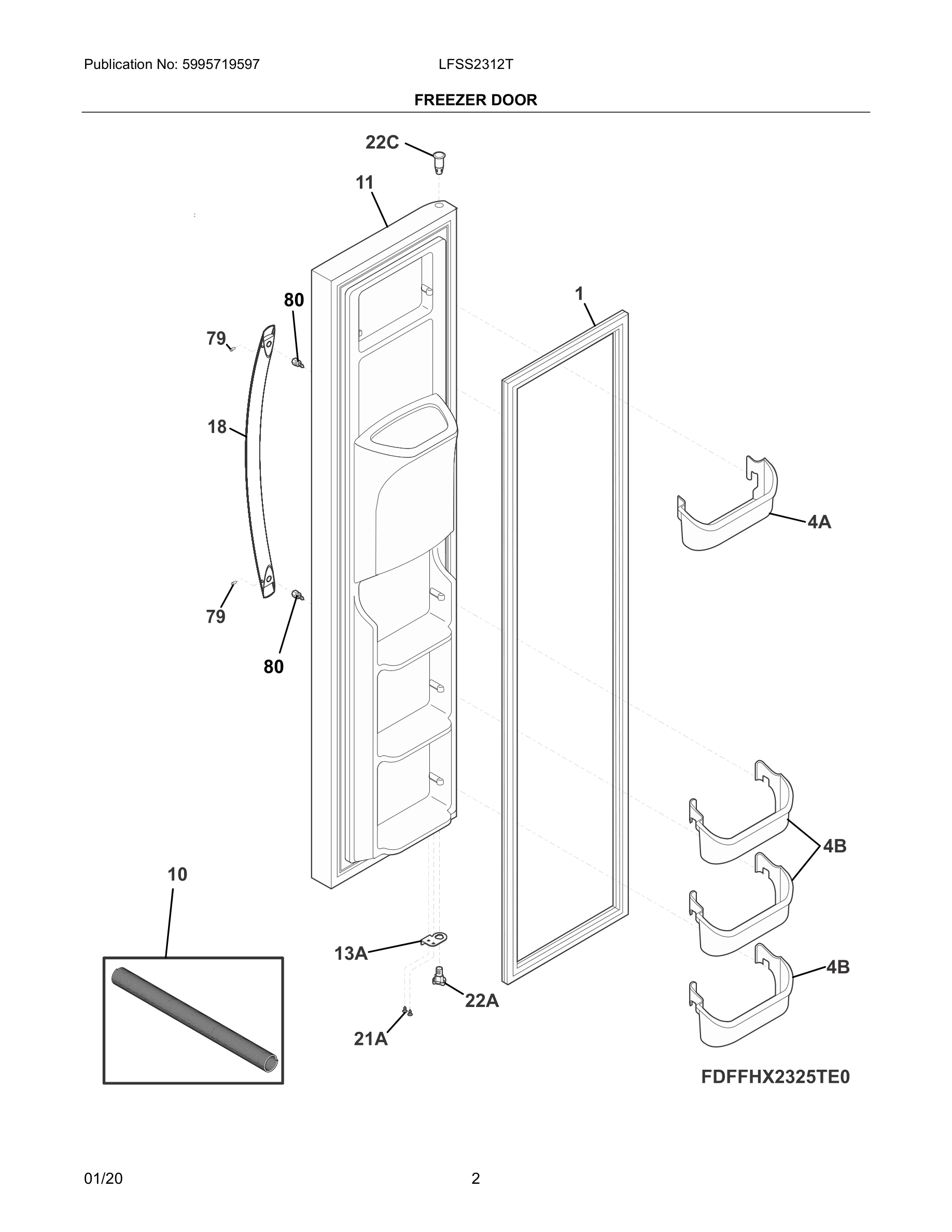 03 - FREEZER DOOR