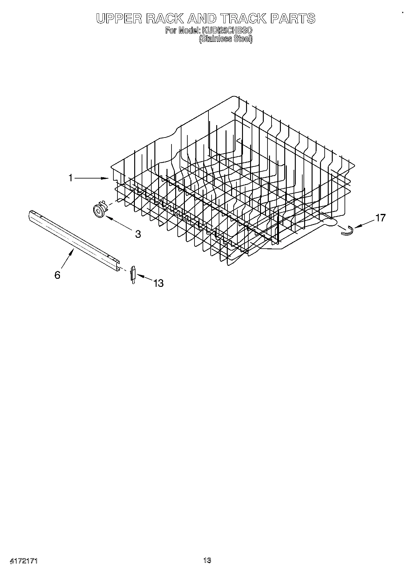 10 - UPPER RACK AND TRACK