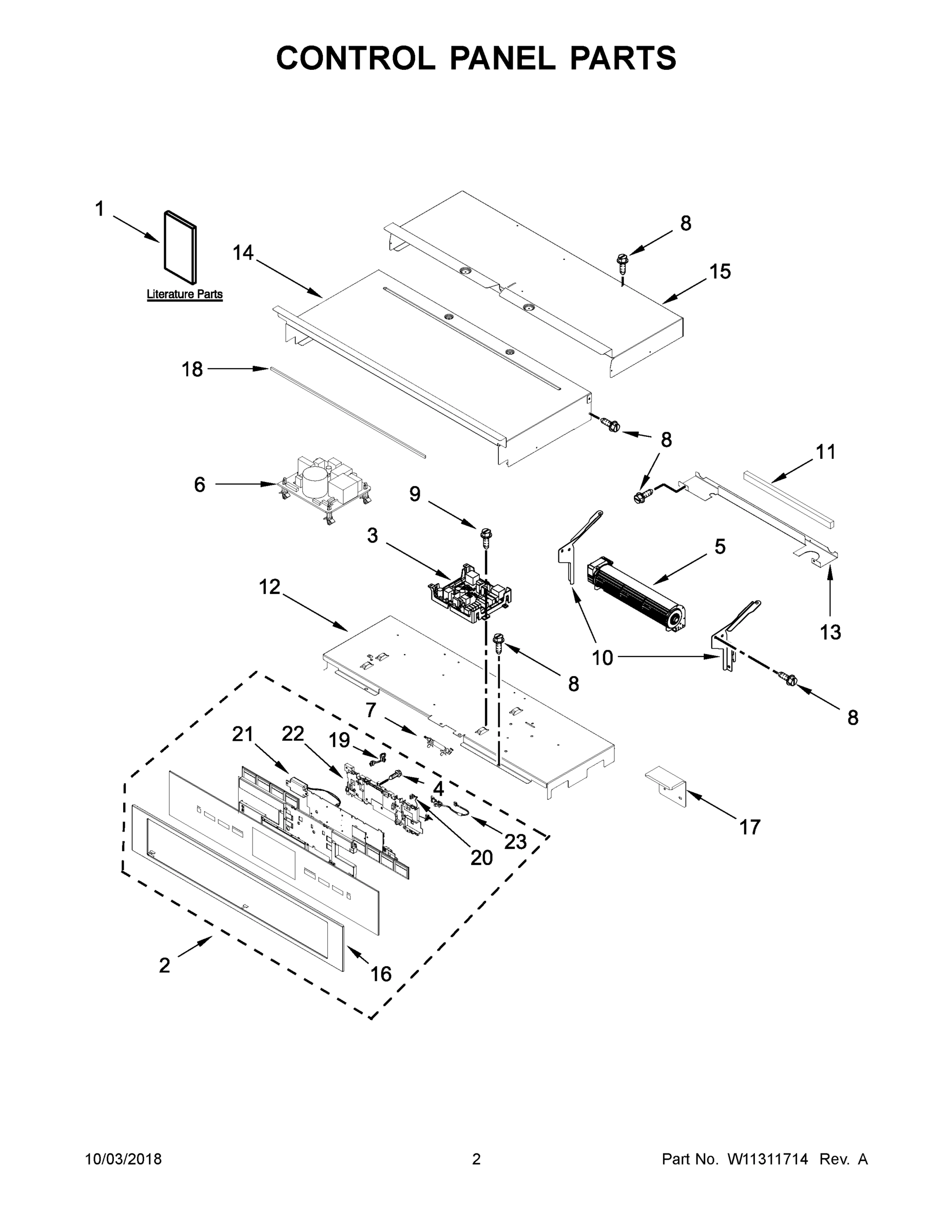 02 - CONTROL PANEL PARTS