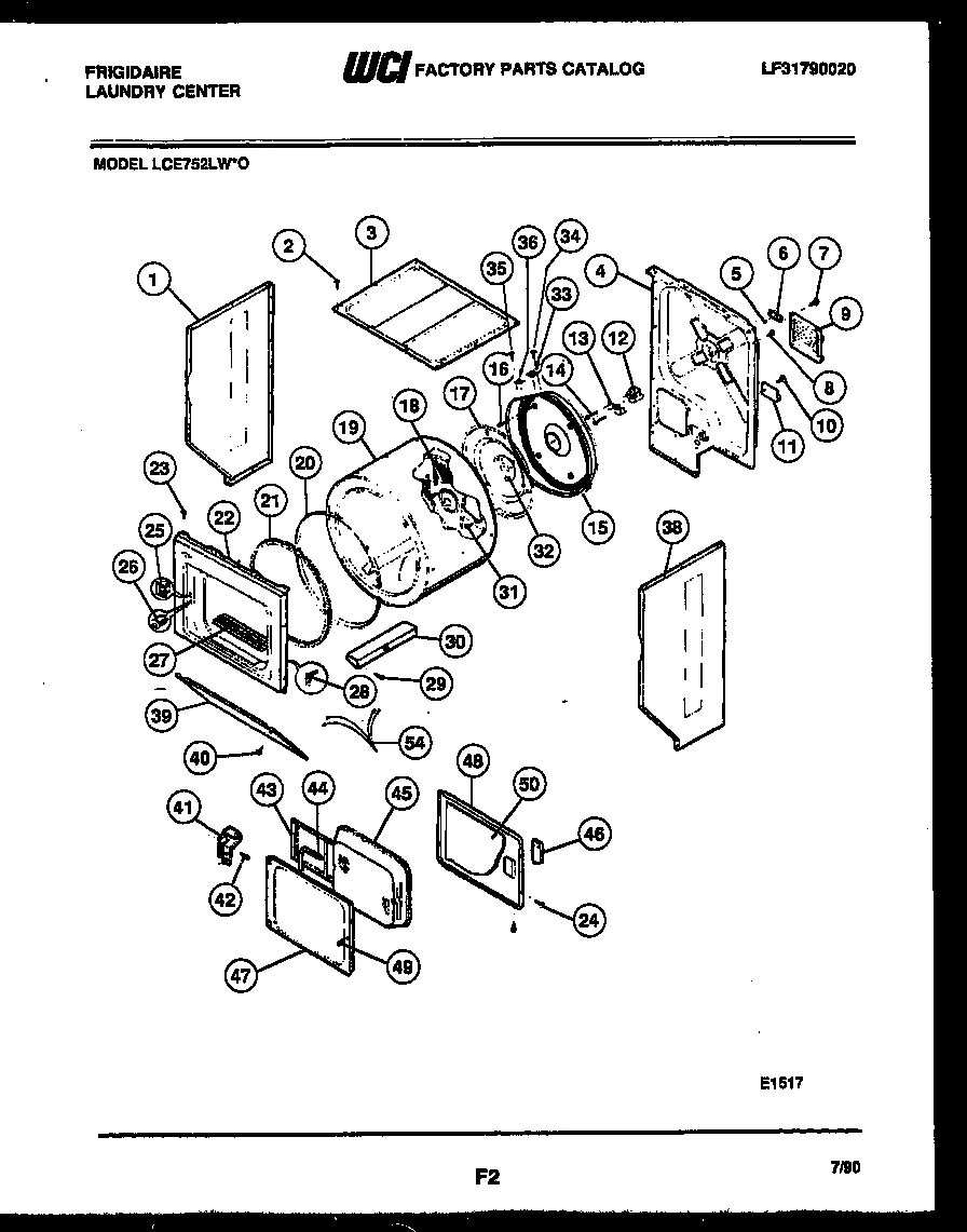 02 - CABINET AND COMPONENT PARTS