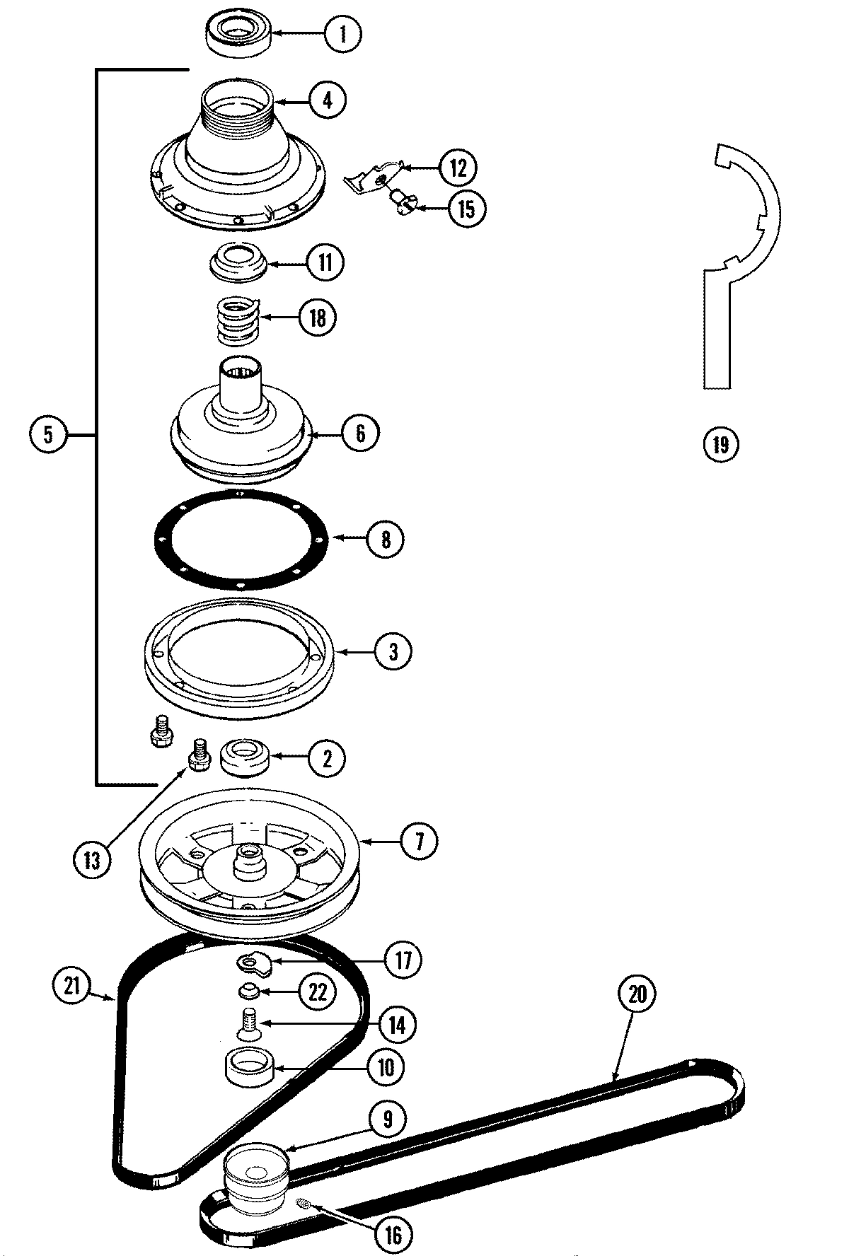 02 - CLUTCH, BRAKE & BELTS (LAT8608AAE & ABE)