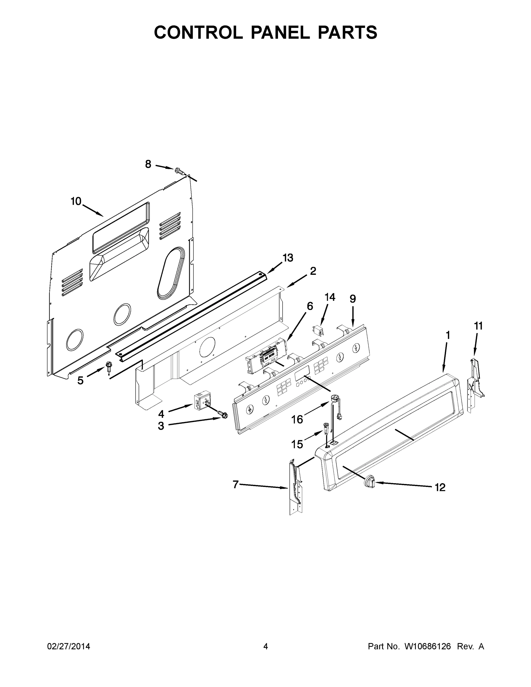 03 - CONTROL PANEL PARTS