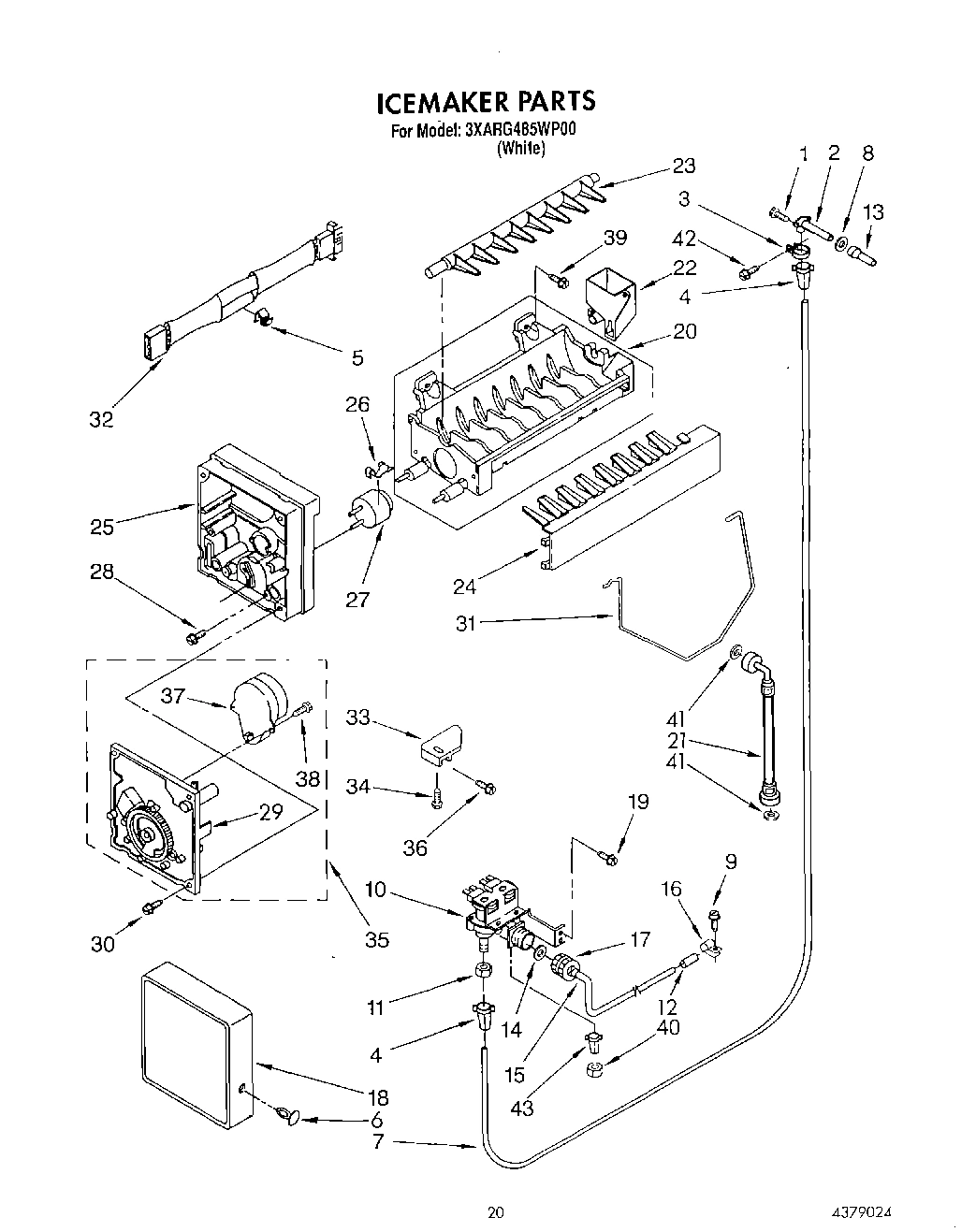 12 - ICEMAKER, LIT/OPTIONAL