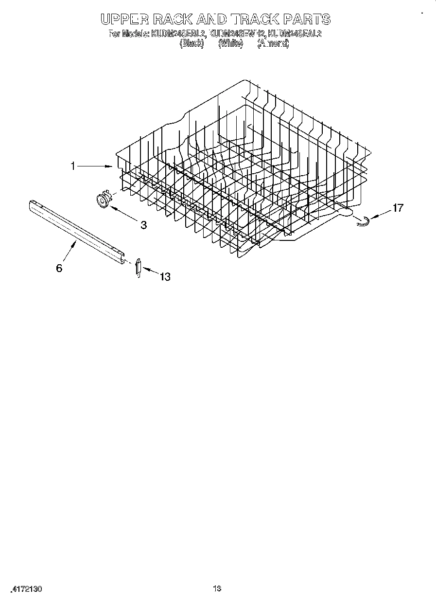 10 - UPPER RACK AND TRACK
