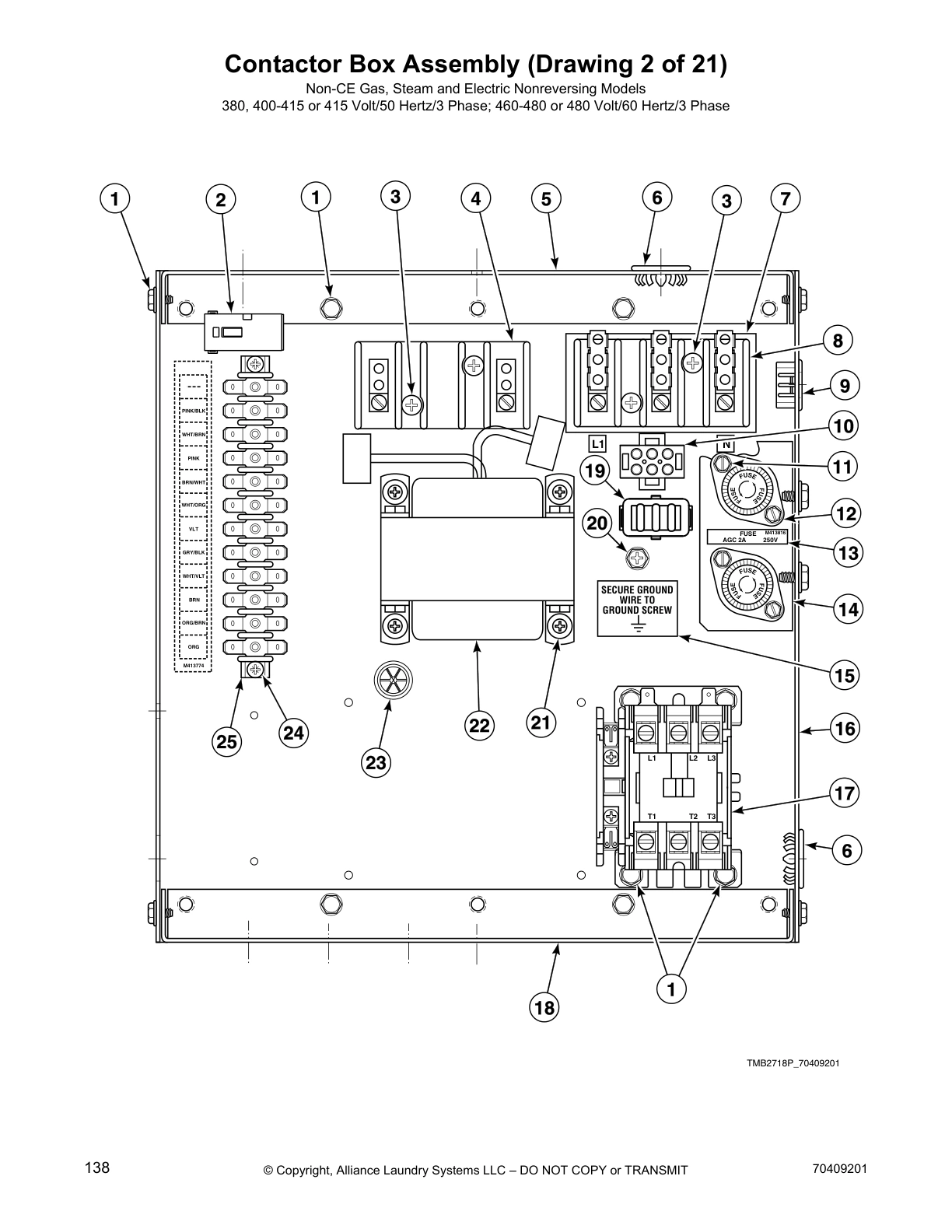 Contactor Box Assembly (Drawing 2 of 21)
