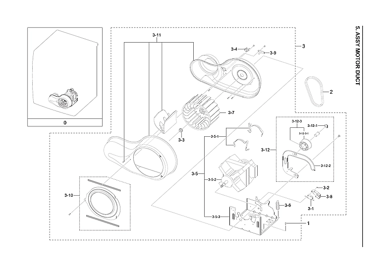 Motor Duct Assembly