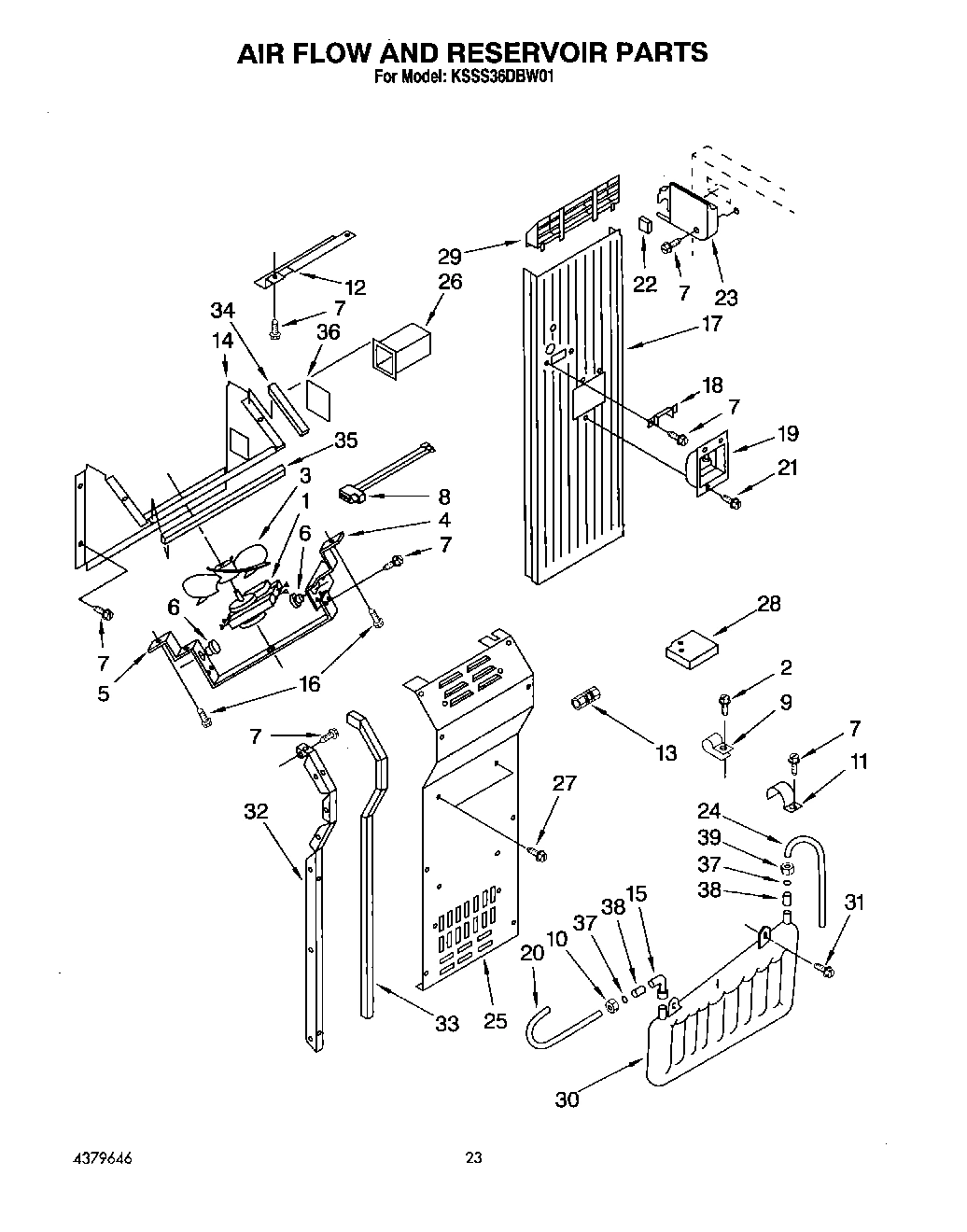 15 - AIR FLOW AND RESERVOIR