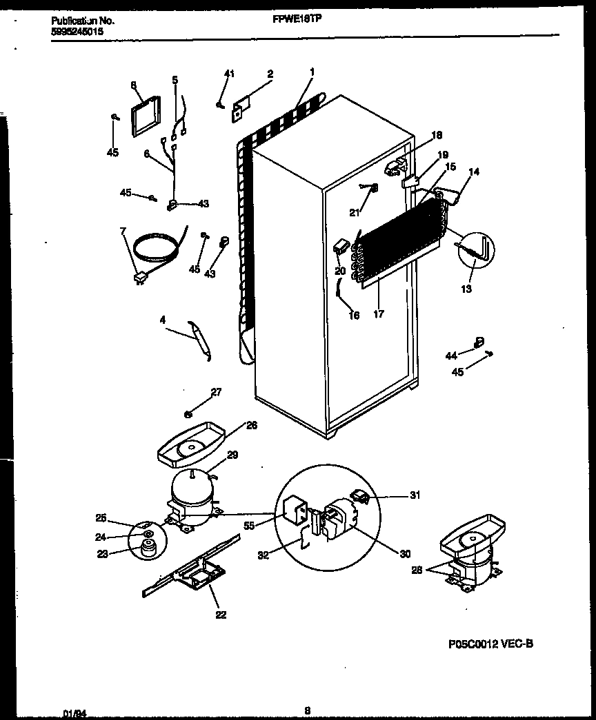 05 - SYSTEM AND AUTOMATIC DEFROST PARTS