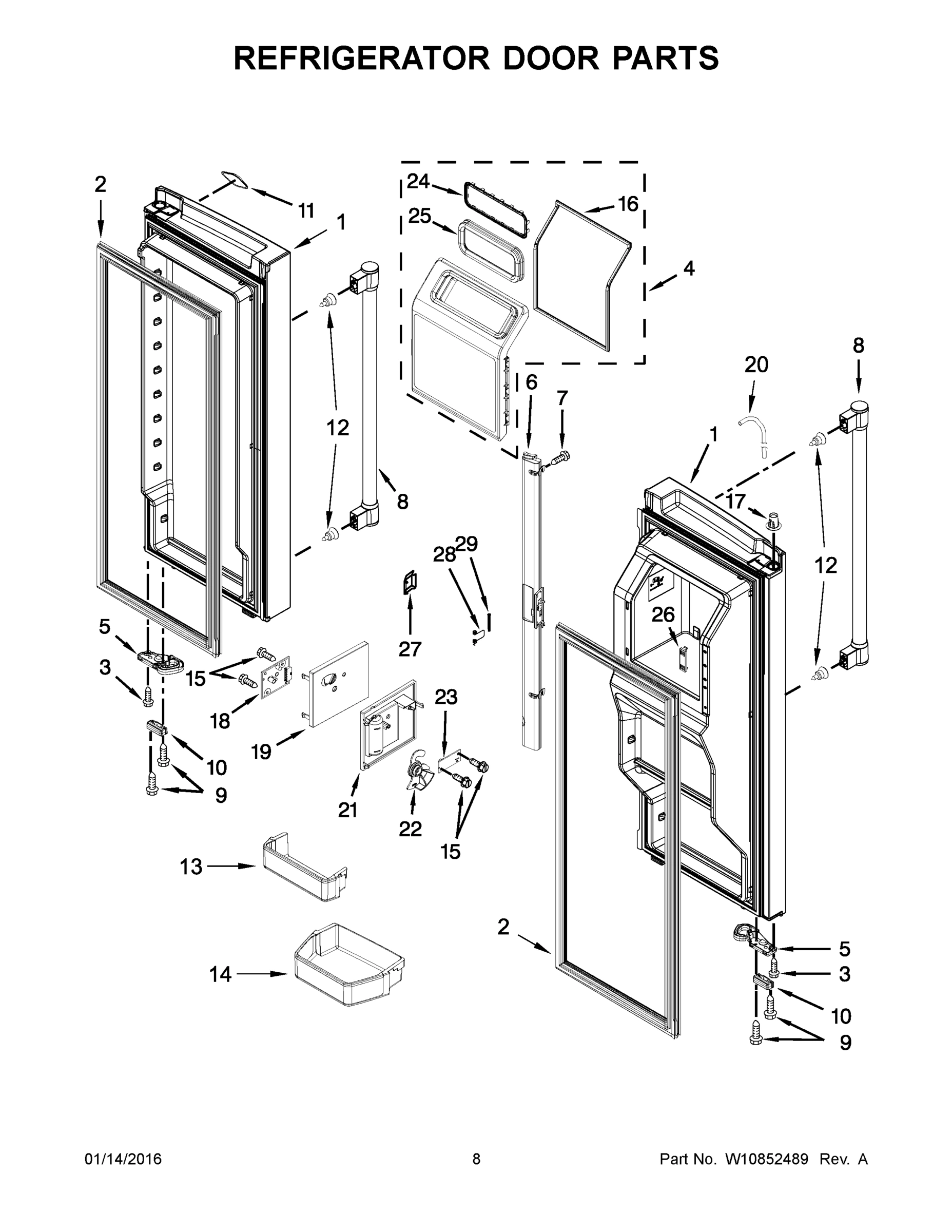 05 - REFRIGERATOR DOOR PARTS