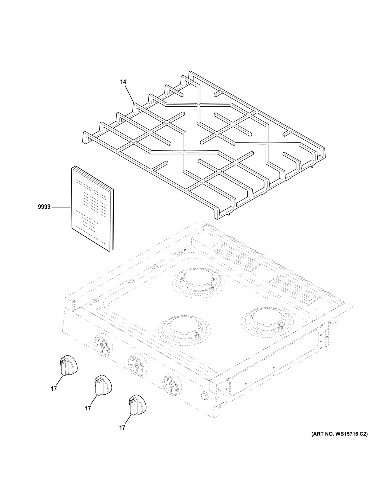 CONTROL PANEL & COOKTOP