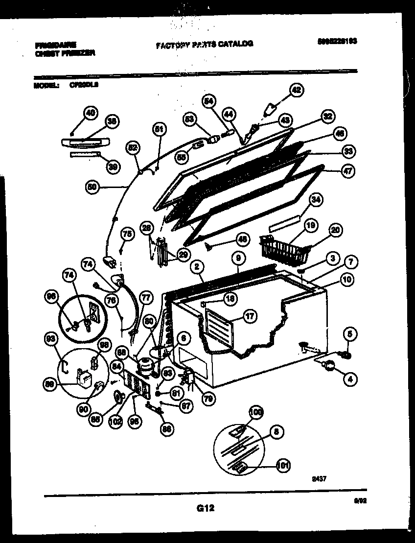 02 - CHEST FREEZER PARTS