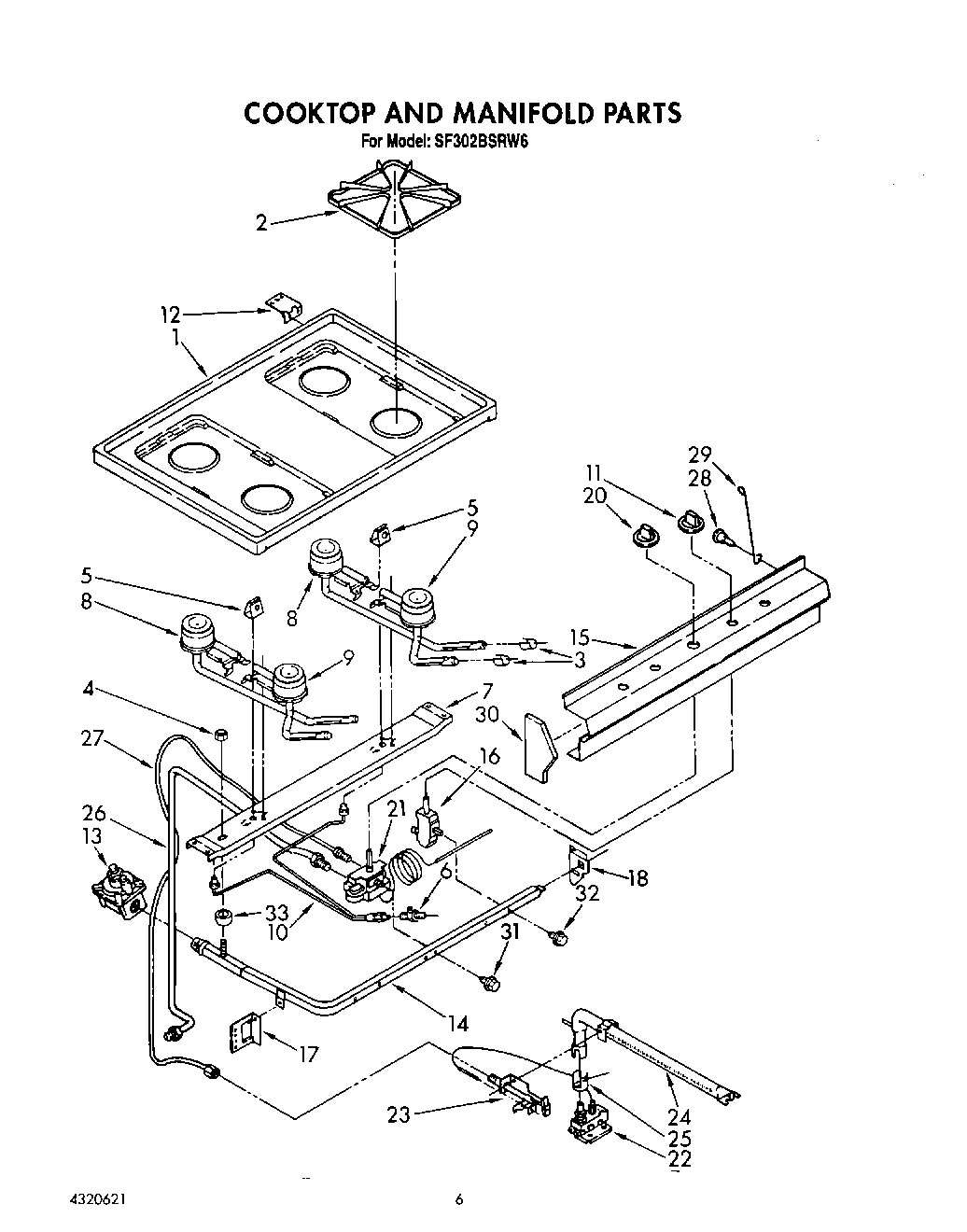05 - COOKTOP AND MANIFOLD, LIT/OPTIONAL
