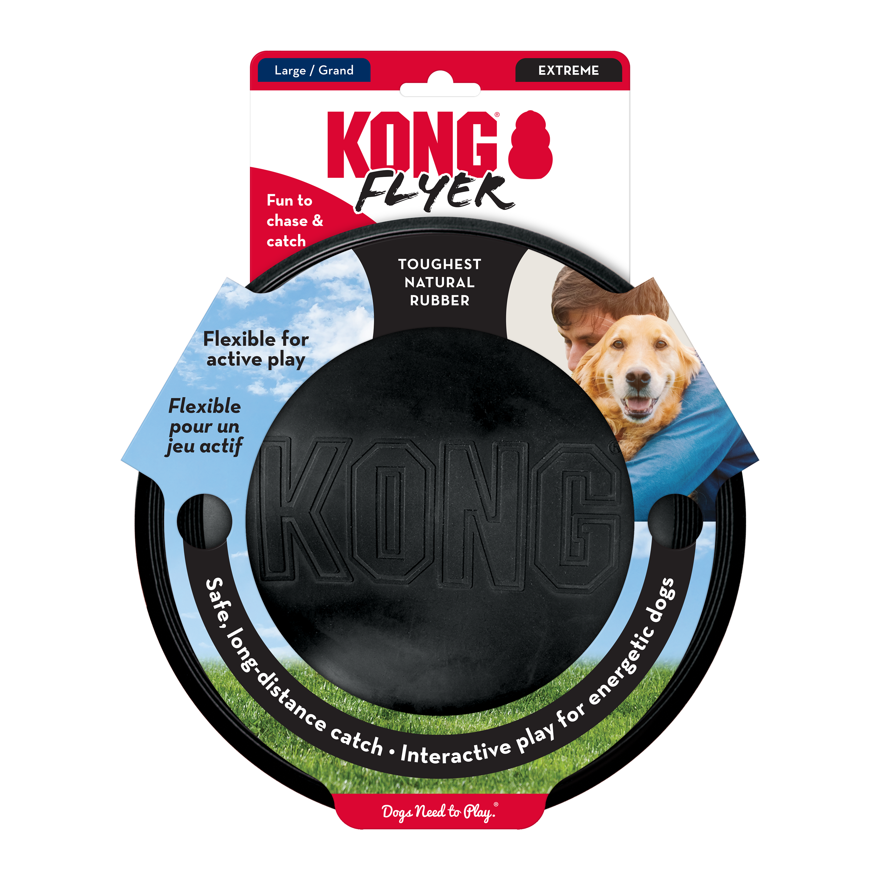 Kong Extreme Flyer onpack product afbeelding