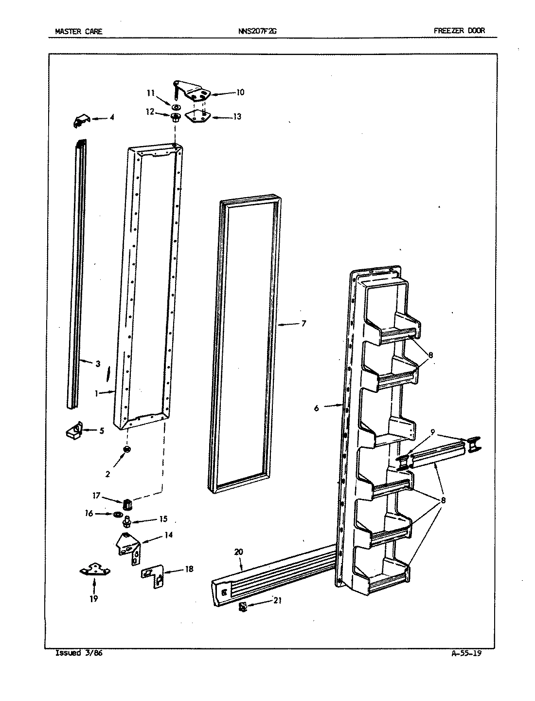 02 - FREEZER DOOR