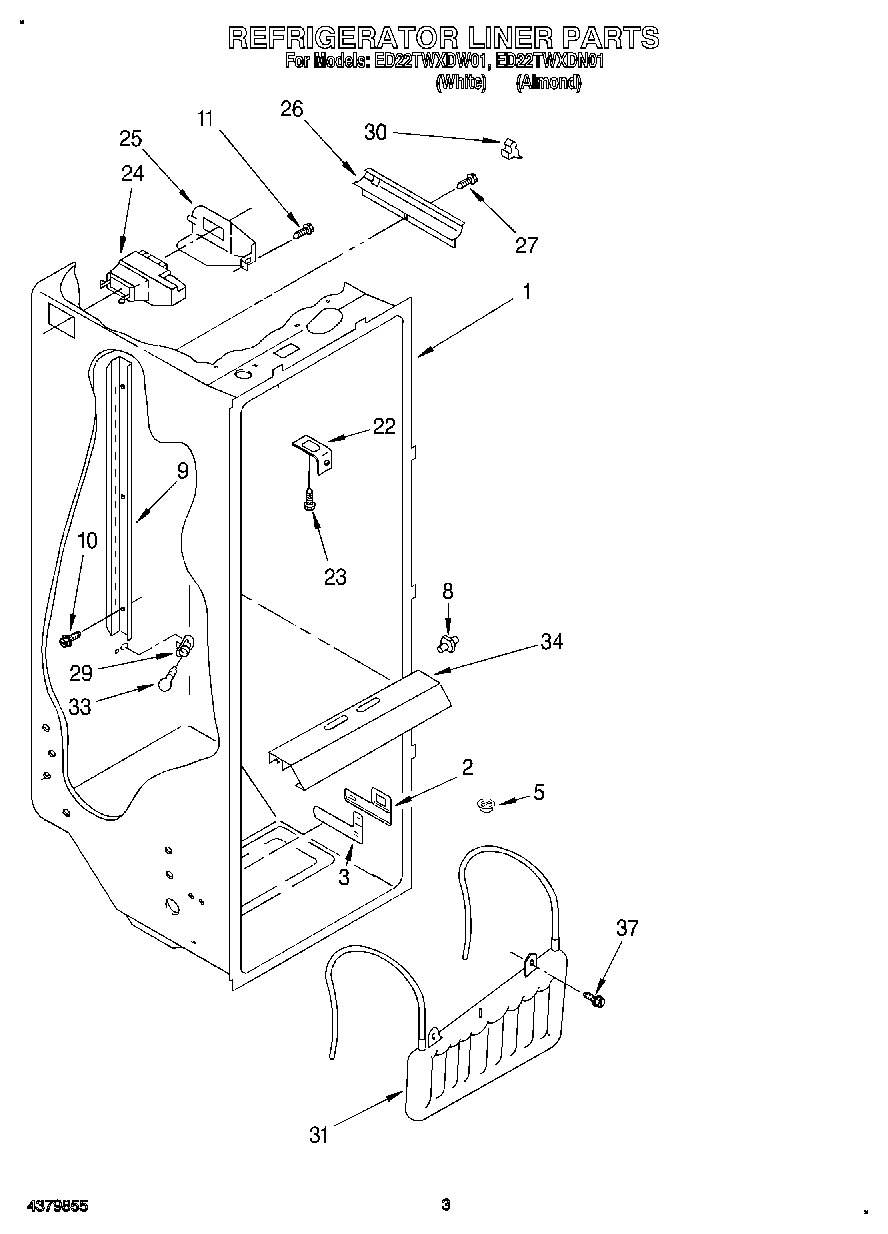 02 - REFRIGERATOR LINER