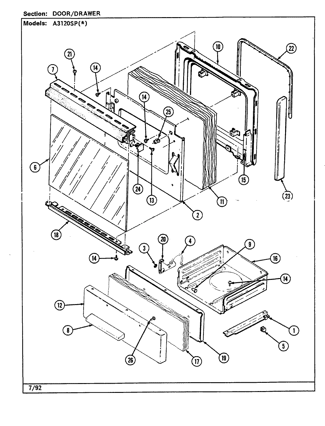 02 - DOOR\DRAWER (A3120SPx)