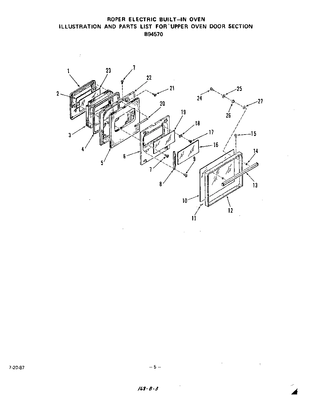 05 - UPPER OVEN DOOR