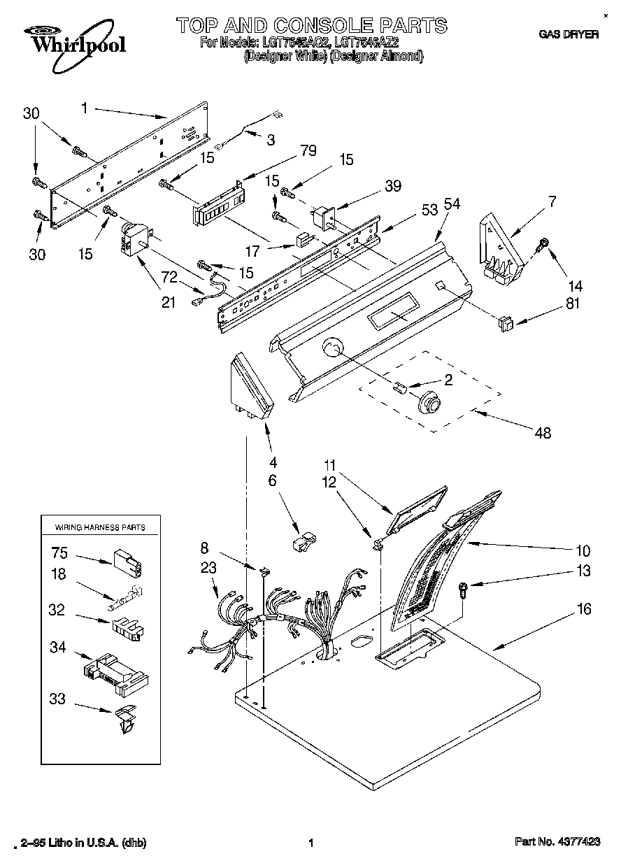 01 - TOP AND CONSOLE, LIT/OPTIONAL