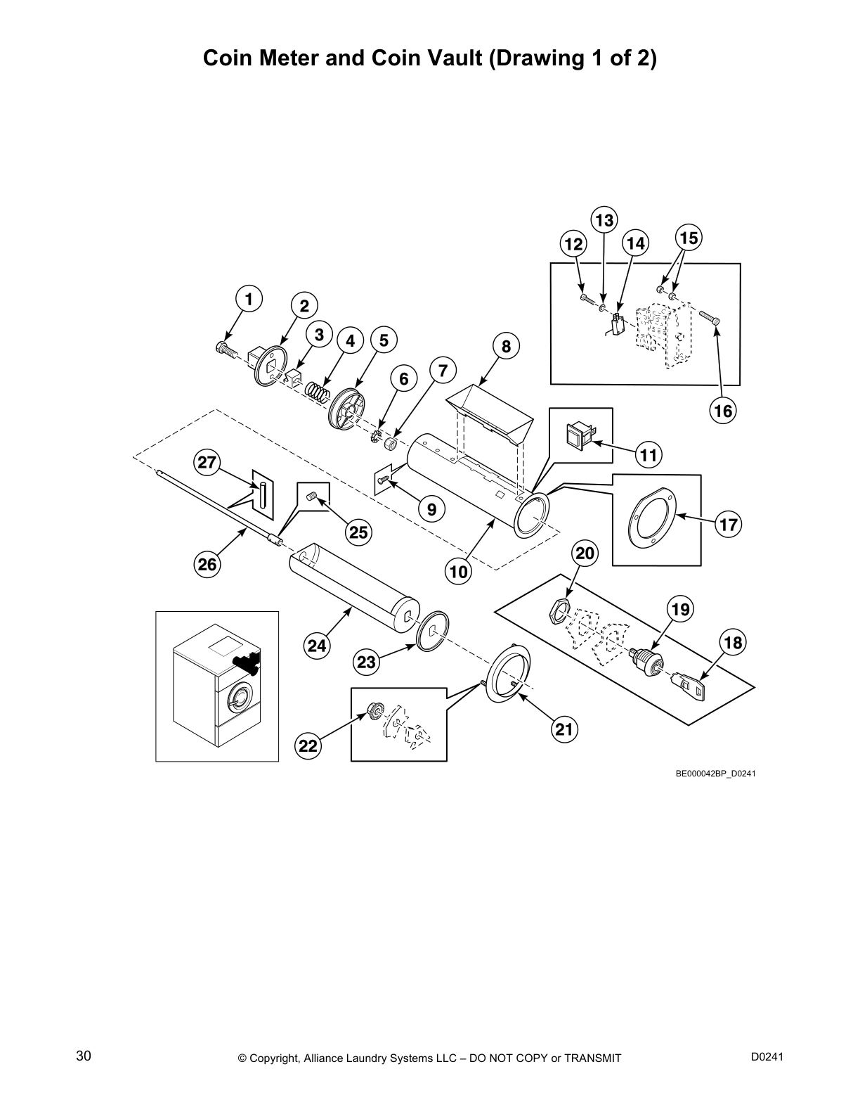 Coin Meter and Coin Vault (Drawing 1 of 2)