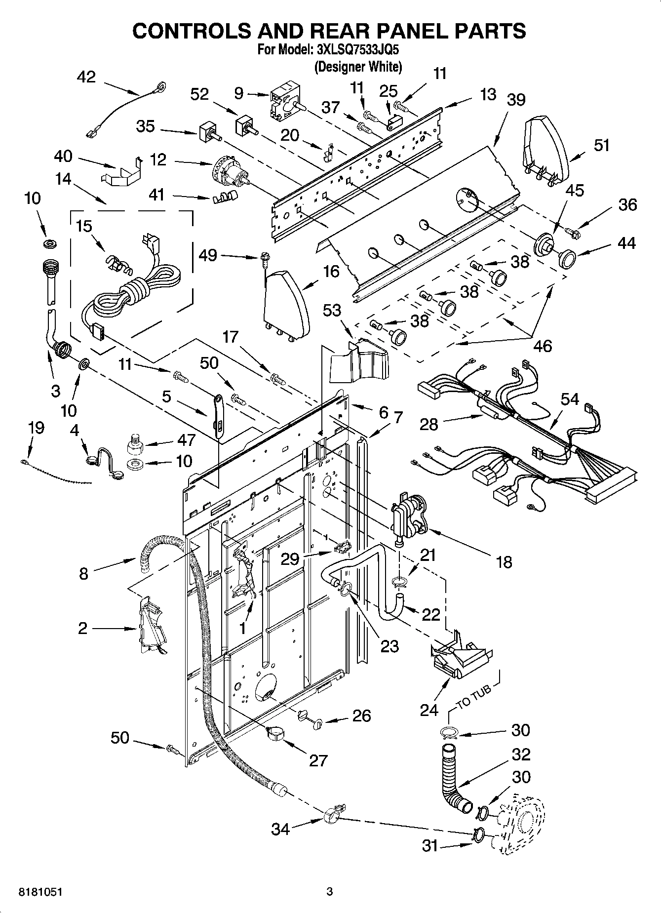 02 - CONTROLS AND REAR PANEL PARTS