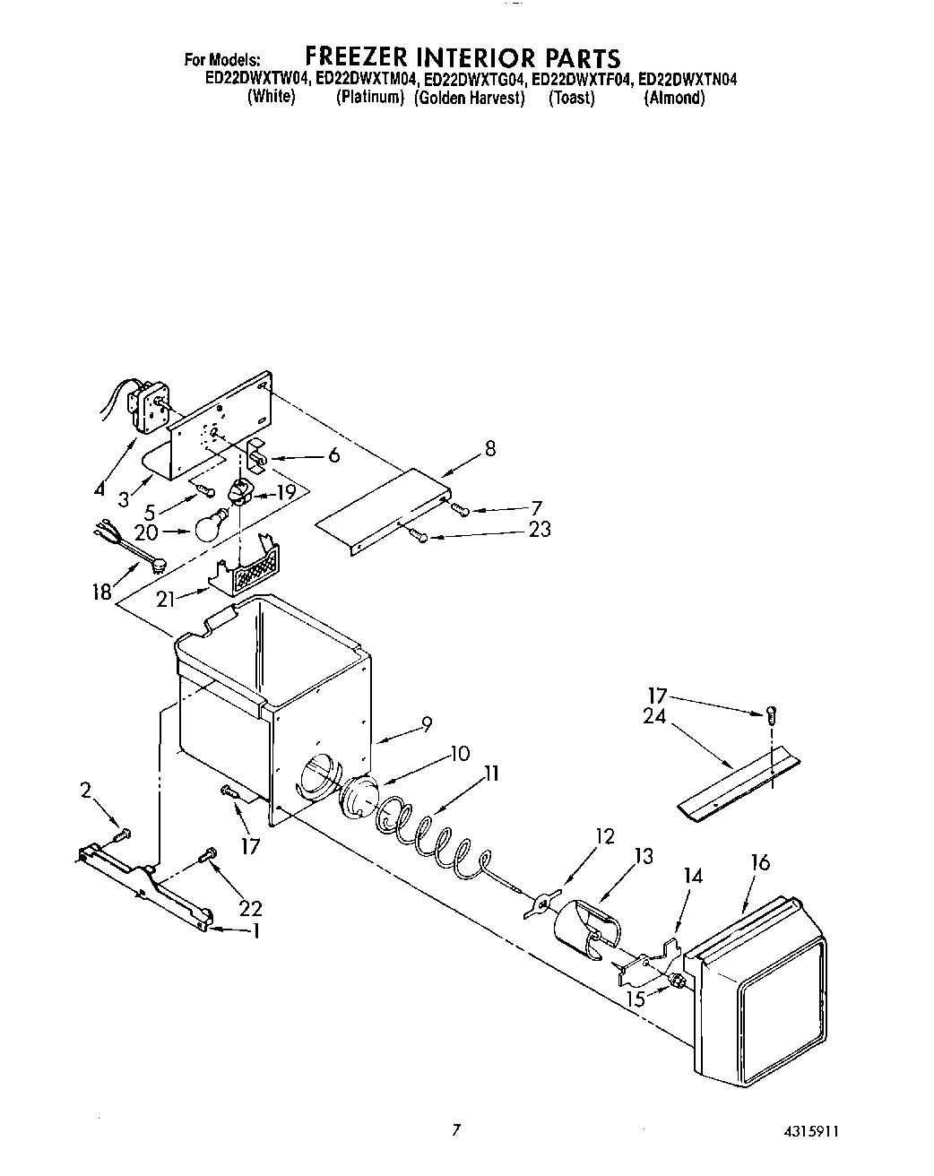 06 - FREEZER INTERIOR
