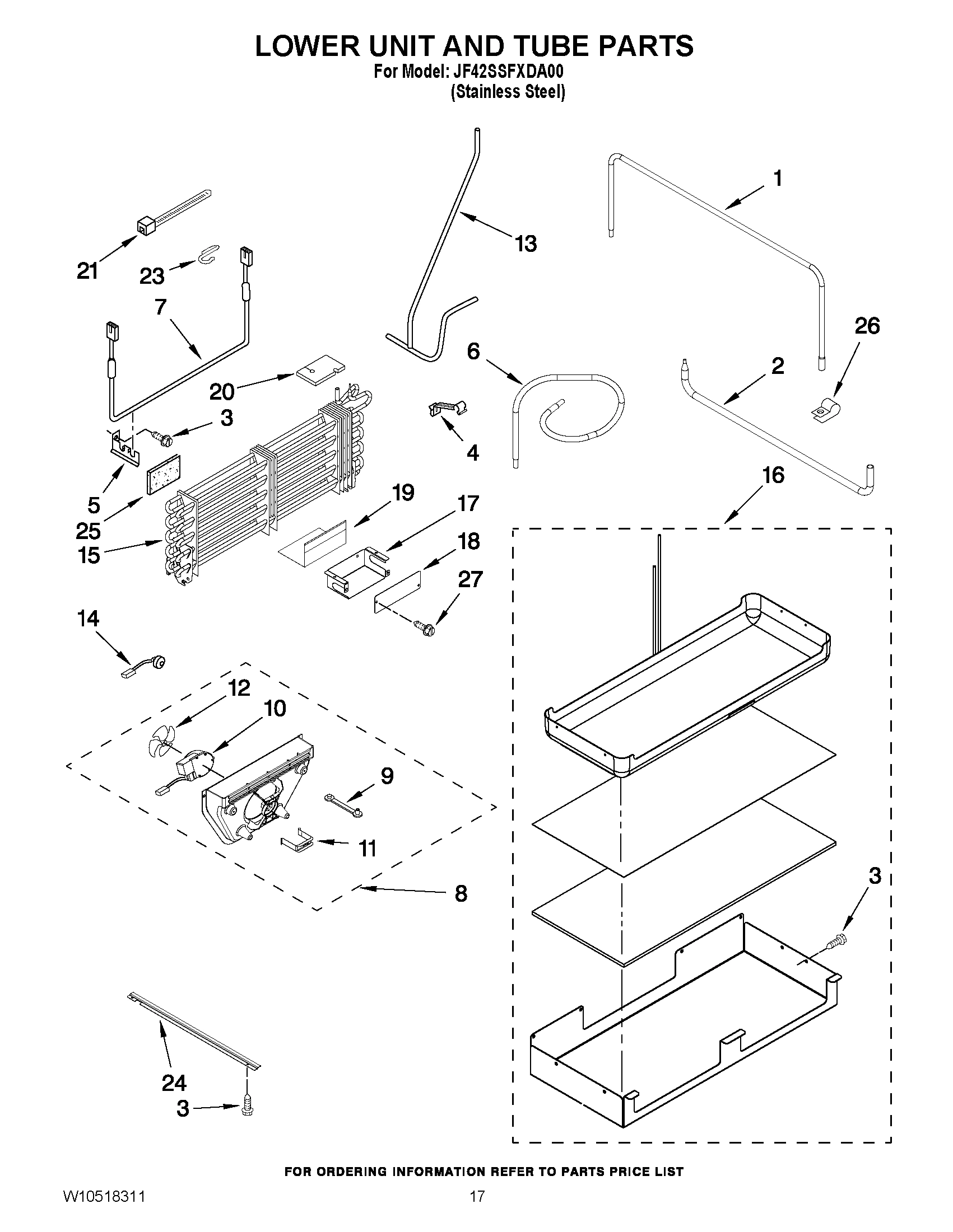10 - LOWER UNIT AND TUBE PARTS