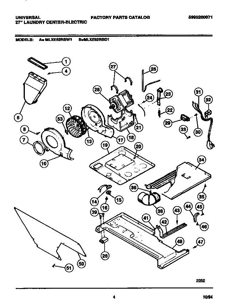 03 - DRYER - MOTOR, BLOWER, BELT