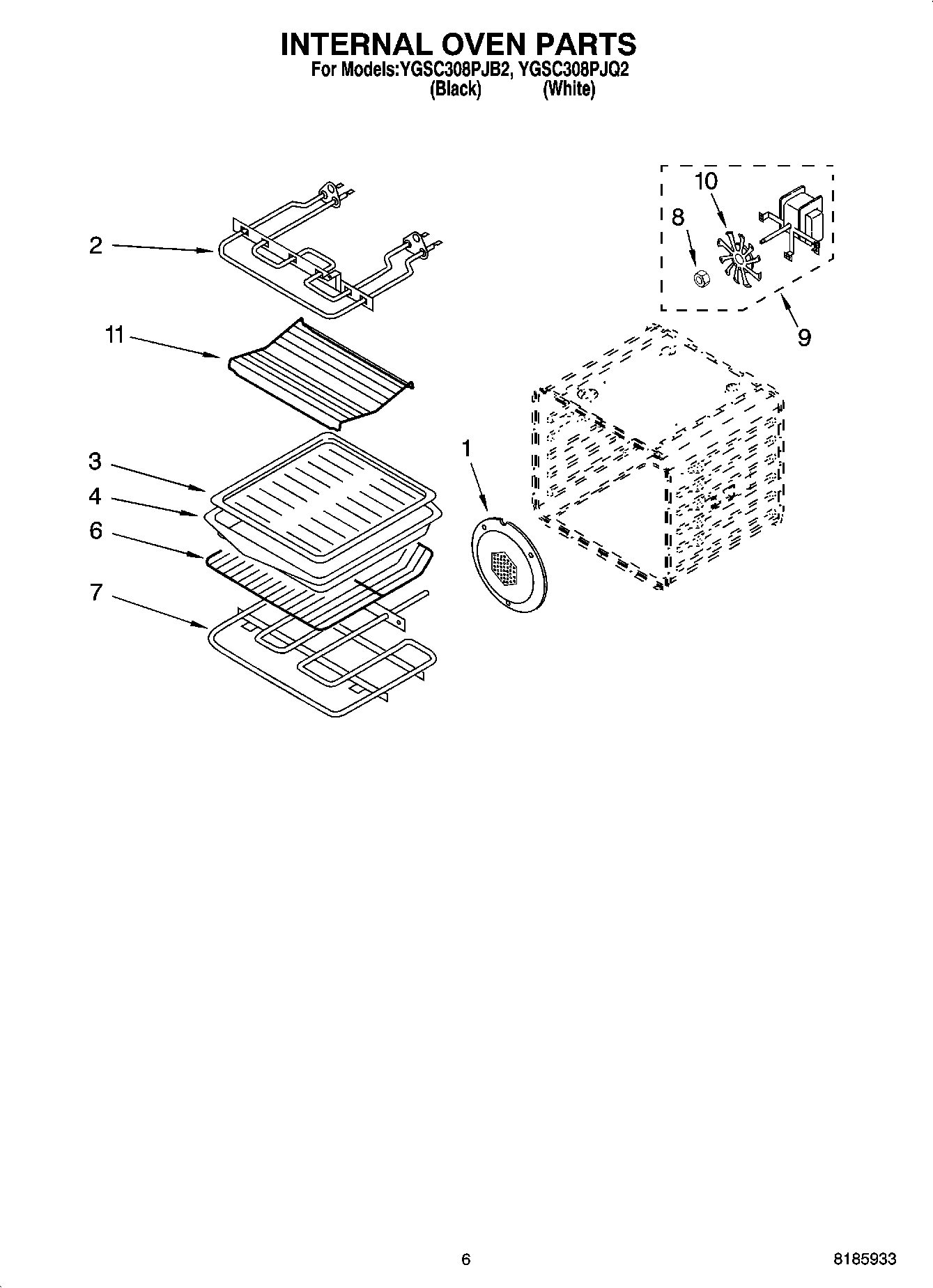 05 - INTERNAL OVEN PARTS