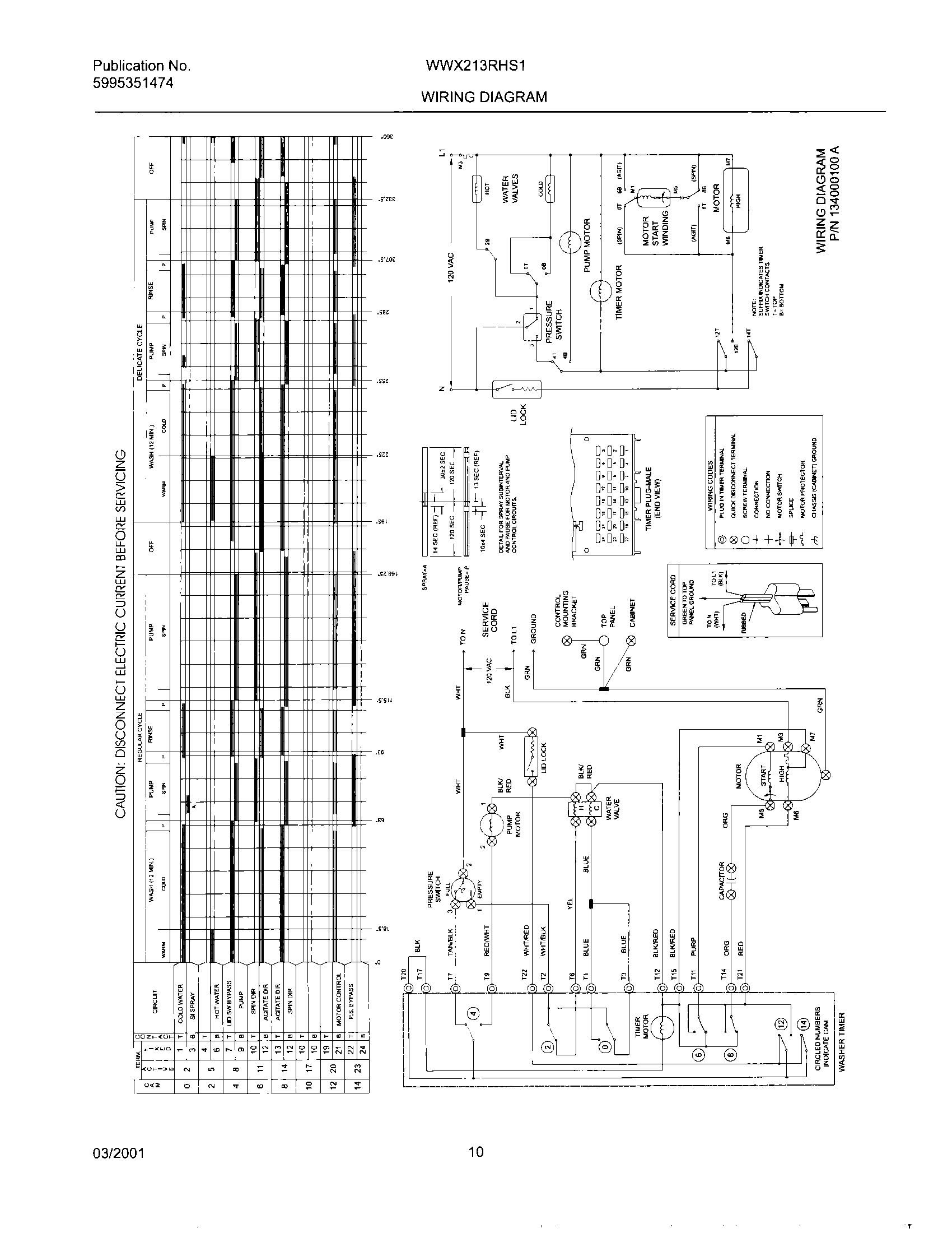 10 - 134000100 WIRING DIAGRAM
