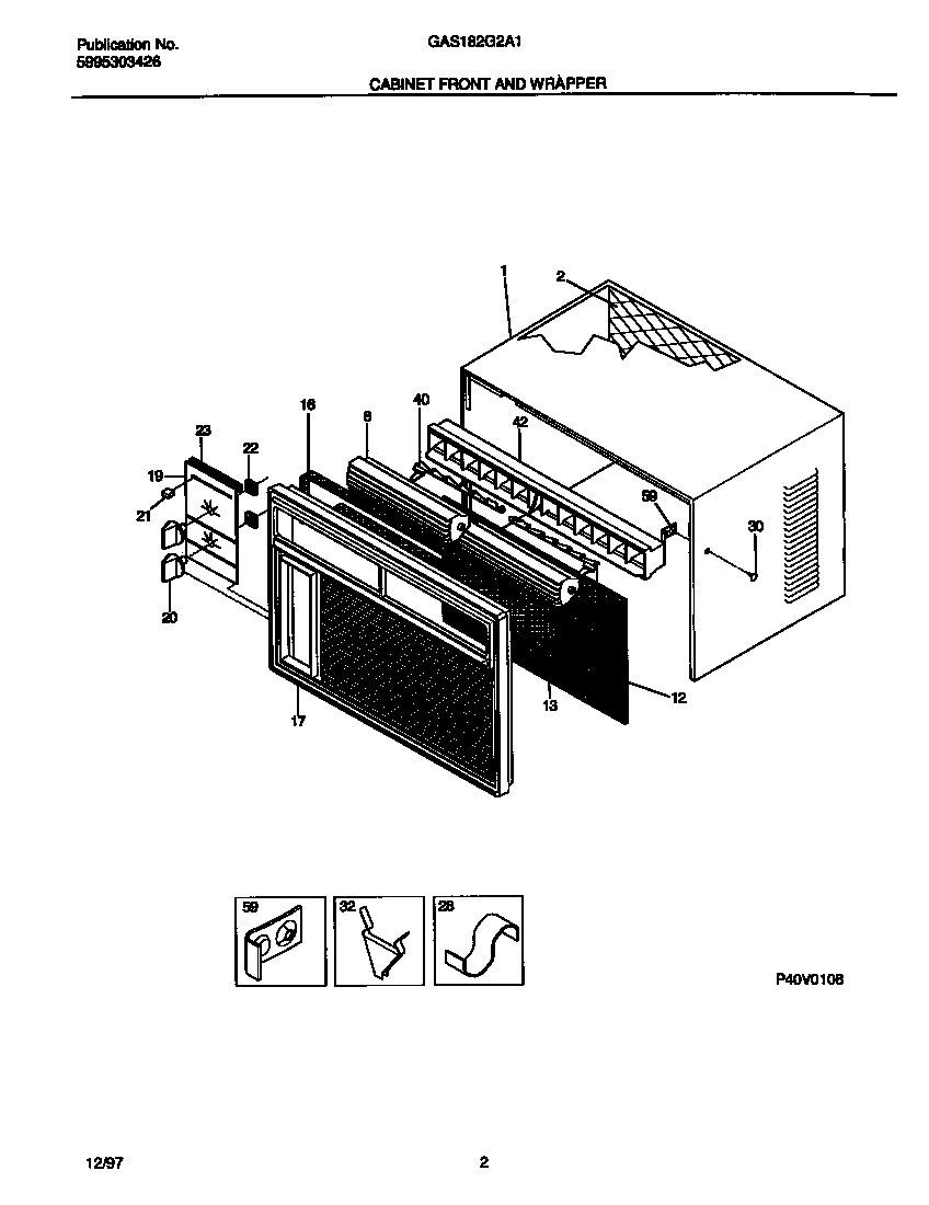 02 - CABINET  FRONT  AND  WRAPPER