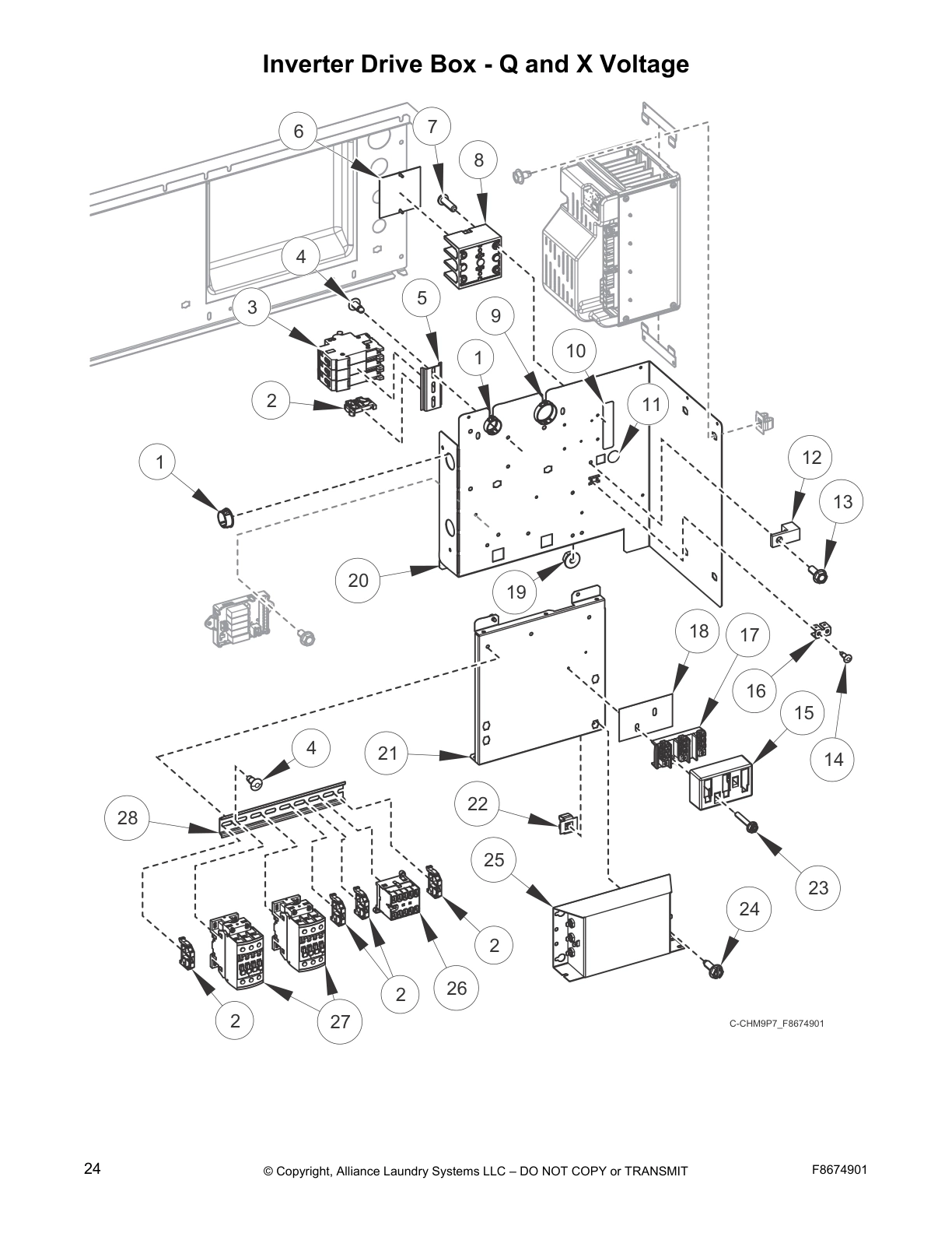 Inverter Drive Box - Q and X Voltage